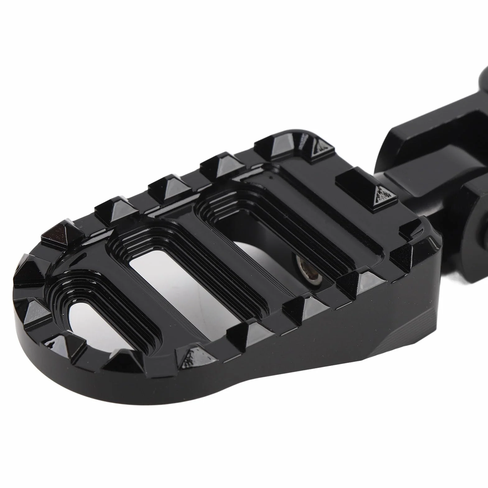 T6063 Stop Aluminium CNC Podnóżki Motocyklowe Podnóżki Podnóżki z charakterystyczną konstrukcją Przekładni, Regulacja Kąta Obrotu, Kompatybilne z Mocowaniem 1in 1,06in 1,25in