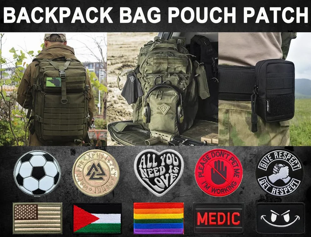 2 sztuki naszywek z flagą Polski na nylon, naszywki z zapięciem na Hafty, na plecaki, odzież taktyczną, torby, znaczki, taśmy na nylon, kurtka, 2 sztuki