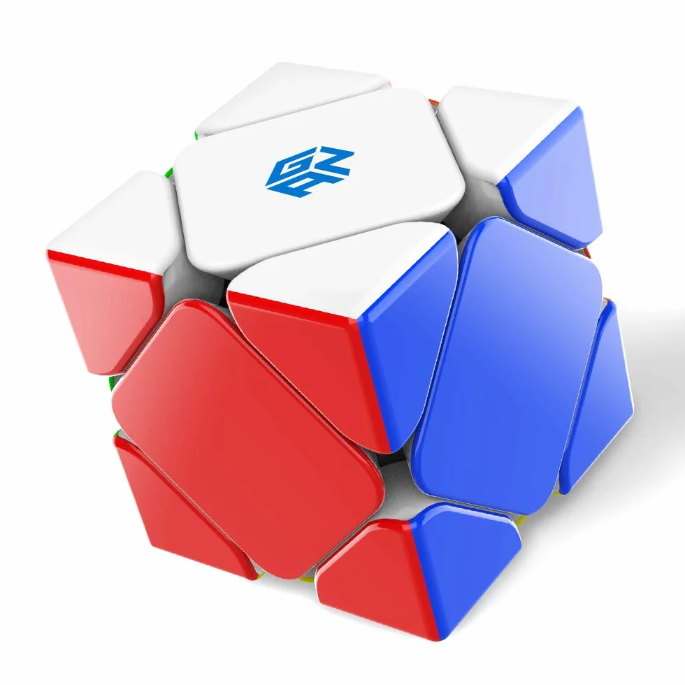 GAN Skewb Magnetyczna Kostka Speed Cube,Szybko i płynnie obracaj kostkąz 8 Magnesów(Wersja Podstawowa)