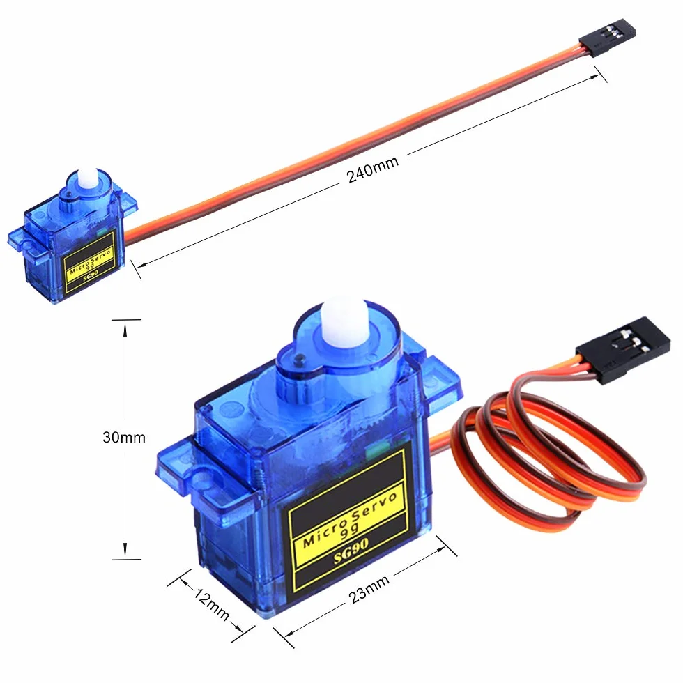 5 sztuk SG90 9G Micro Servo silnik do zdalnie sterowanych pilotów zdalnego sterowania