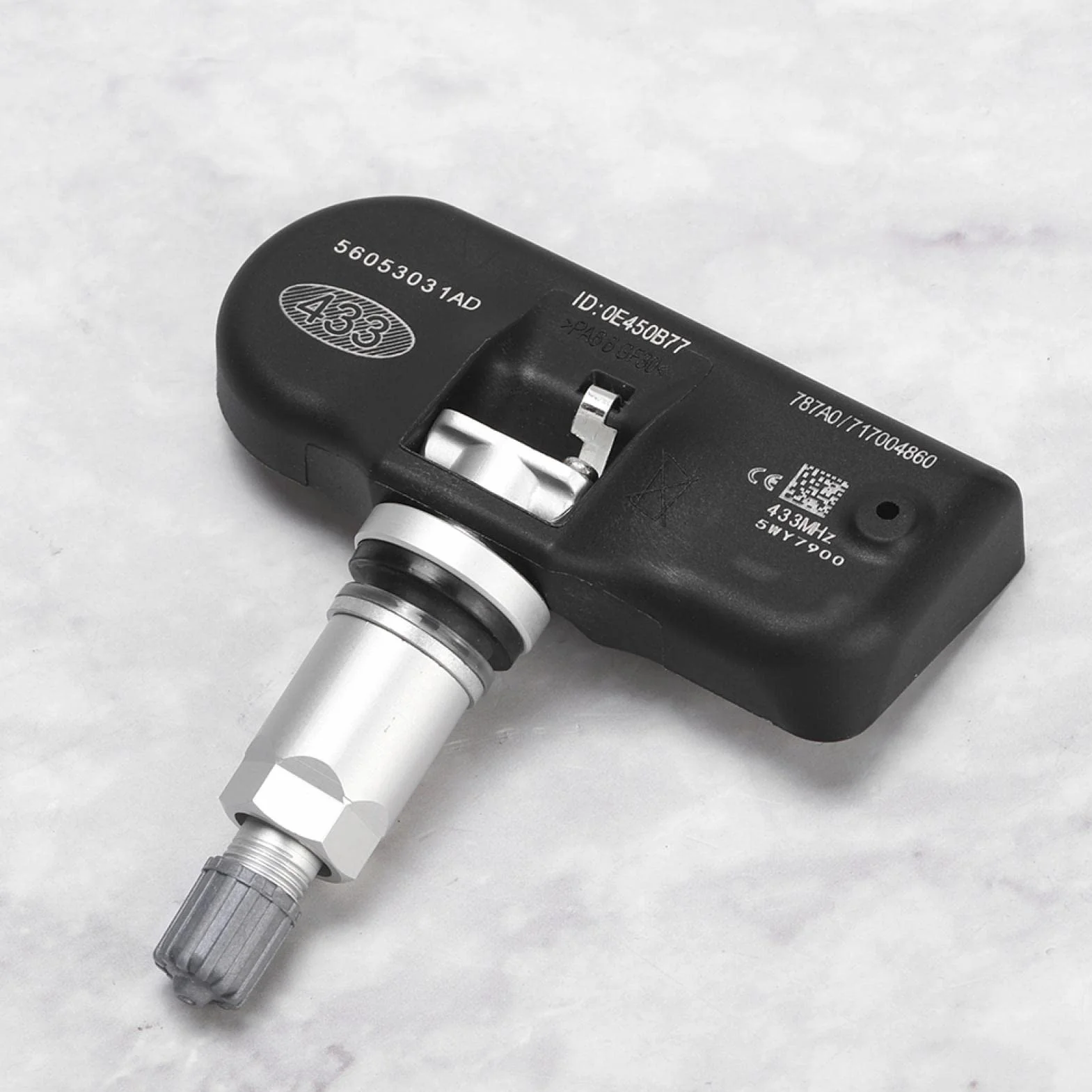 Czujnik TPMS, Fydun 4 Szt. Wymiana Czujnika Ciśnienia w Oponach 56053031AD System Monitorowania Ciśnienia Opon dla Sebringa dla Jounrey dla Kompasu