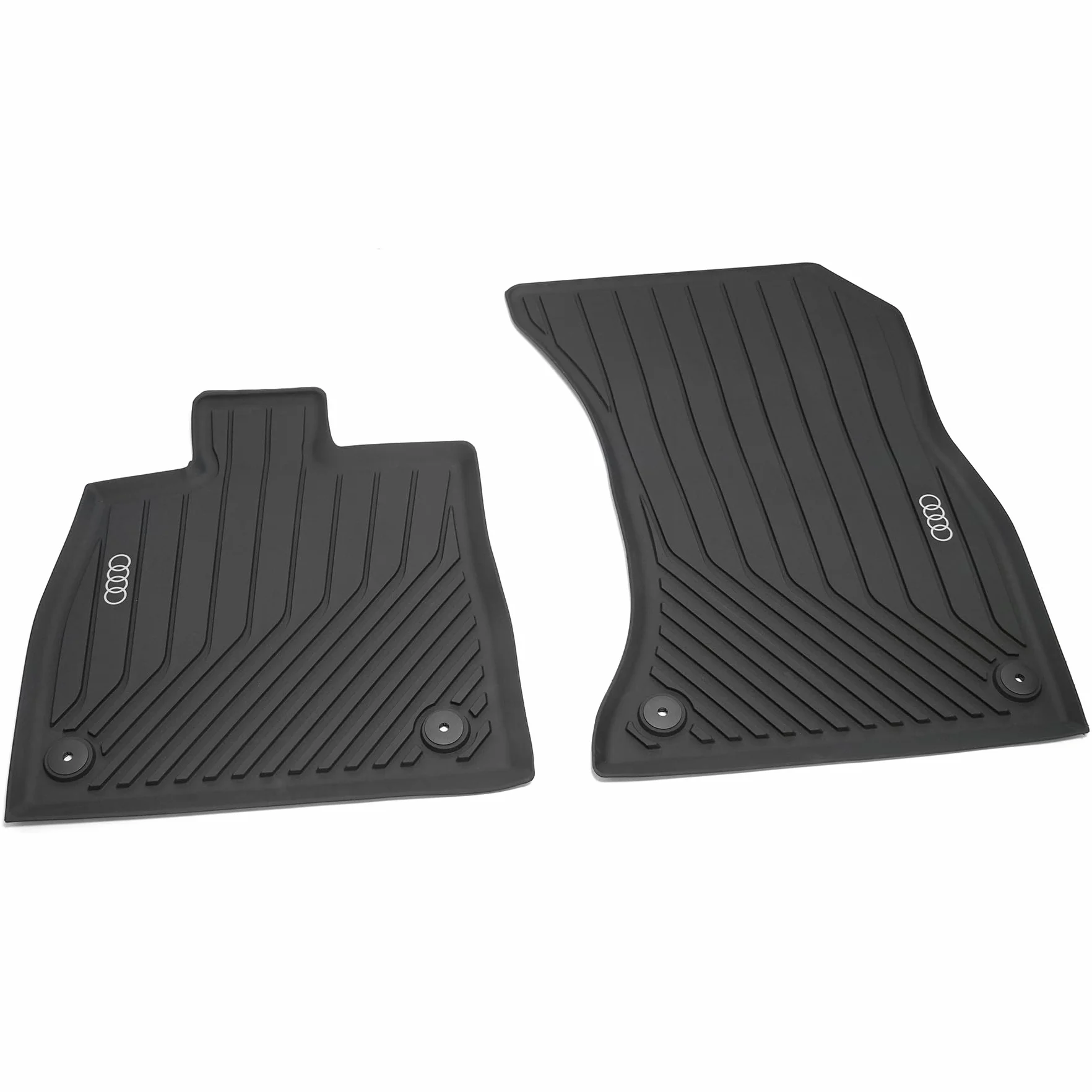 Audi Gumowe Dywaniki Samochodowe, TPE z 20% Materiału z Recyklingu, Czarne, Przednie, Dopasowane do Audi Q5/SQ5 (GU) od 2025