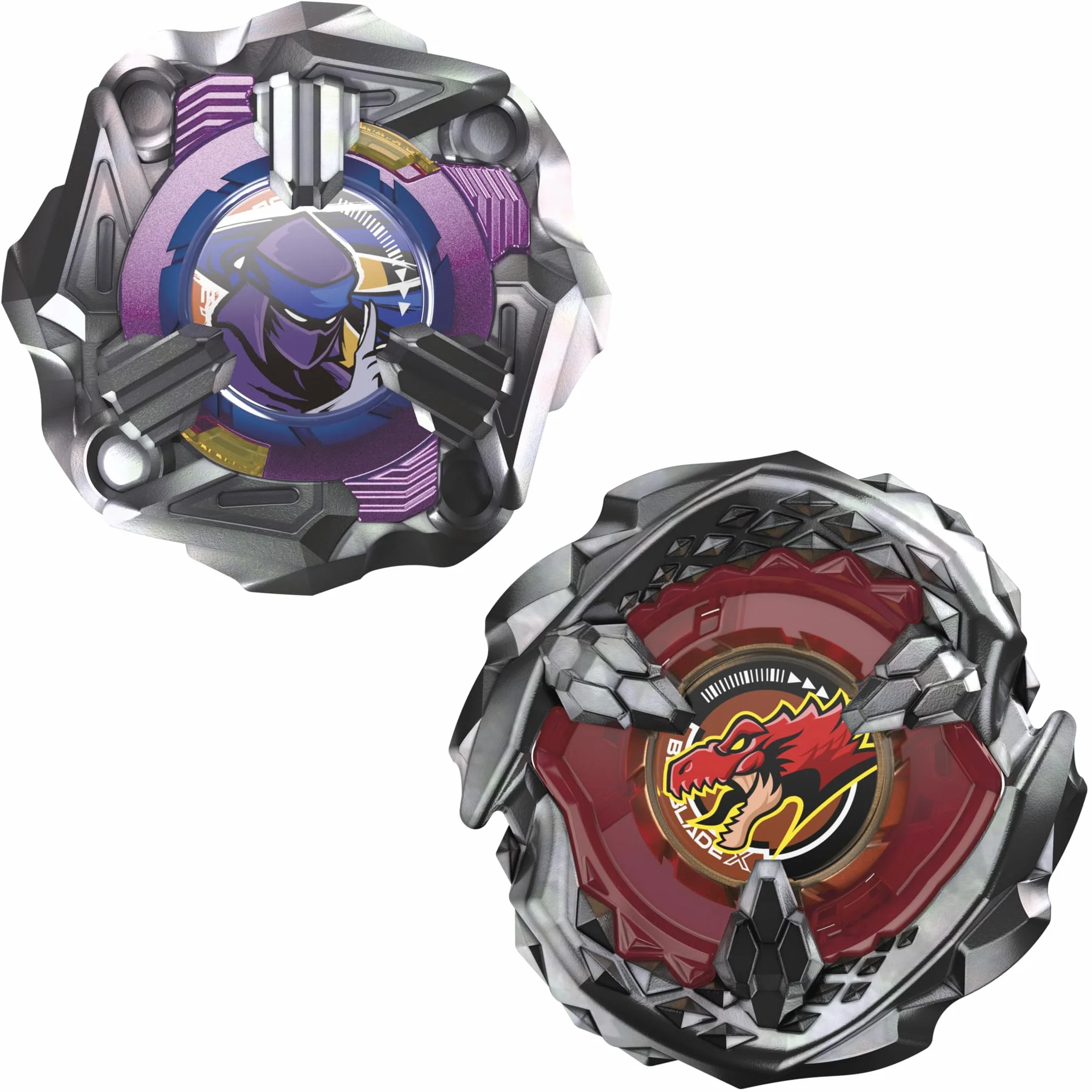 Dwupak bączków Beyblade X Beat Tyranno 4-70Q i Knife Shinobi 4-80HN