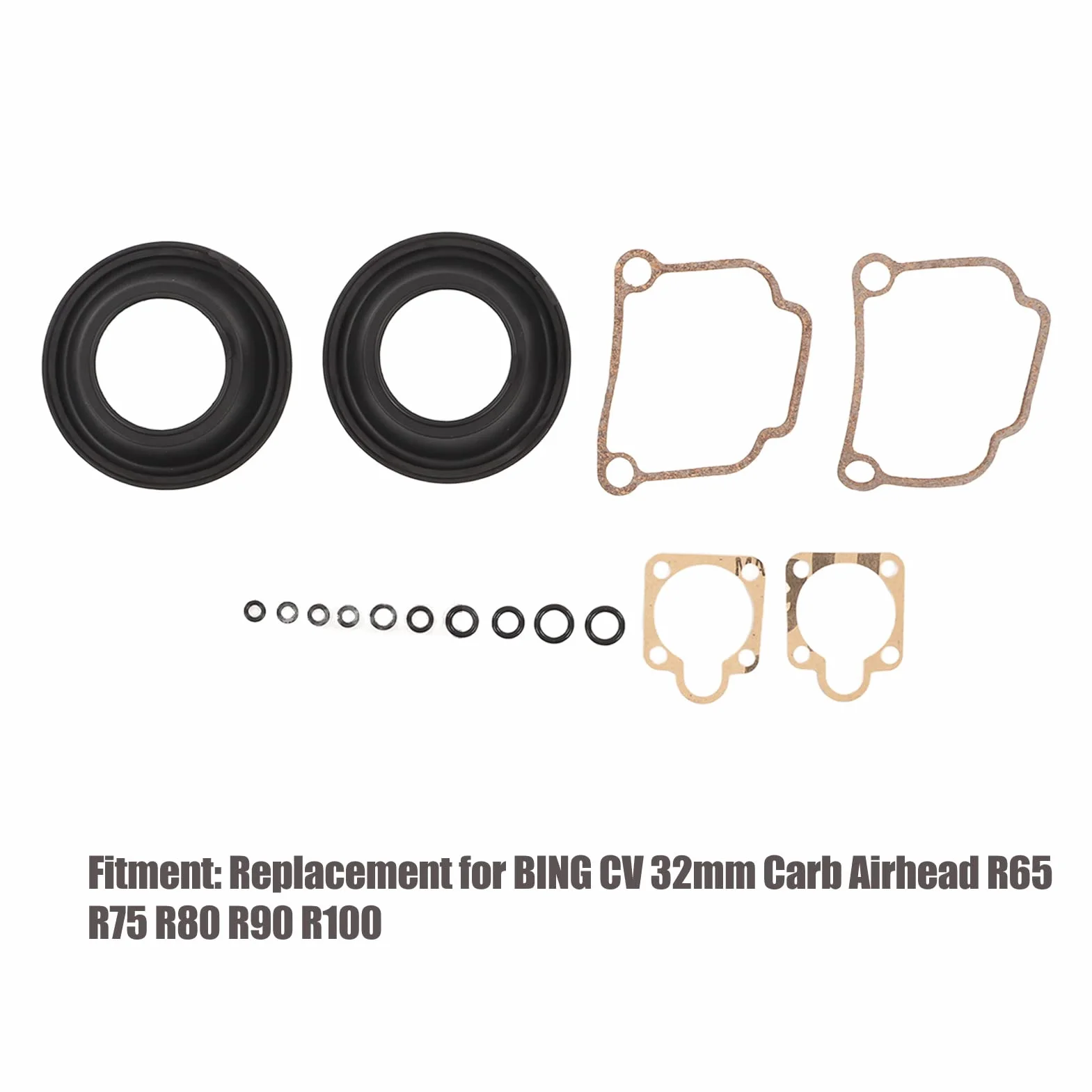 Zestaw Naprawczy Gaźnika, 16 Sztuk Zestaw Naprawczy Gaźnika Motocyklowego Zamiennik dla CV 32mm Carb Airhead R65 R75 R90 R100