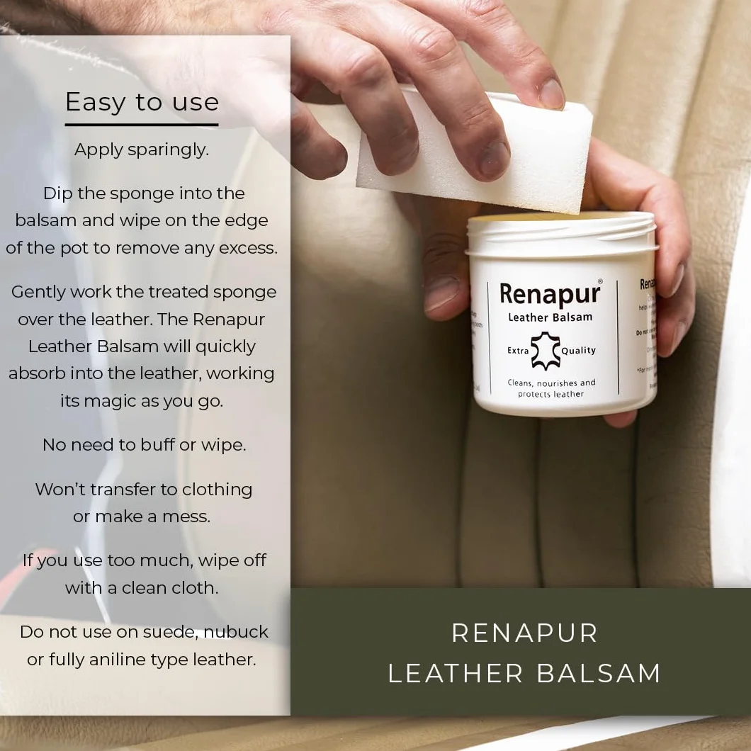 Renapur Balsam skórzany 200 ml naturalna odżywka do skóry