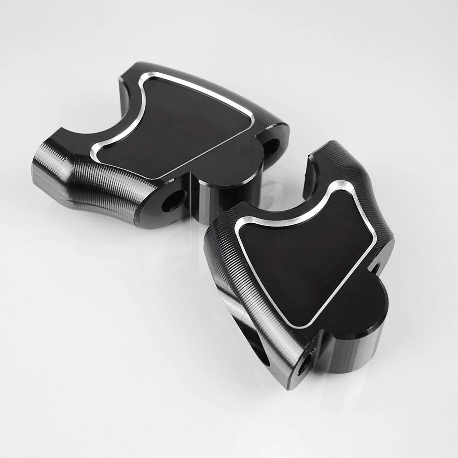 WOOGA Wzmocnienia kierownicy 45 mm Zestaw zaciskowy 25 mm do tyłu kompatybilny z Honda Rebel CMX 1100 CMX 500 CMX 300 CMX 250 2017-2024