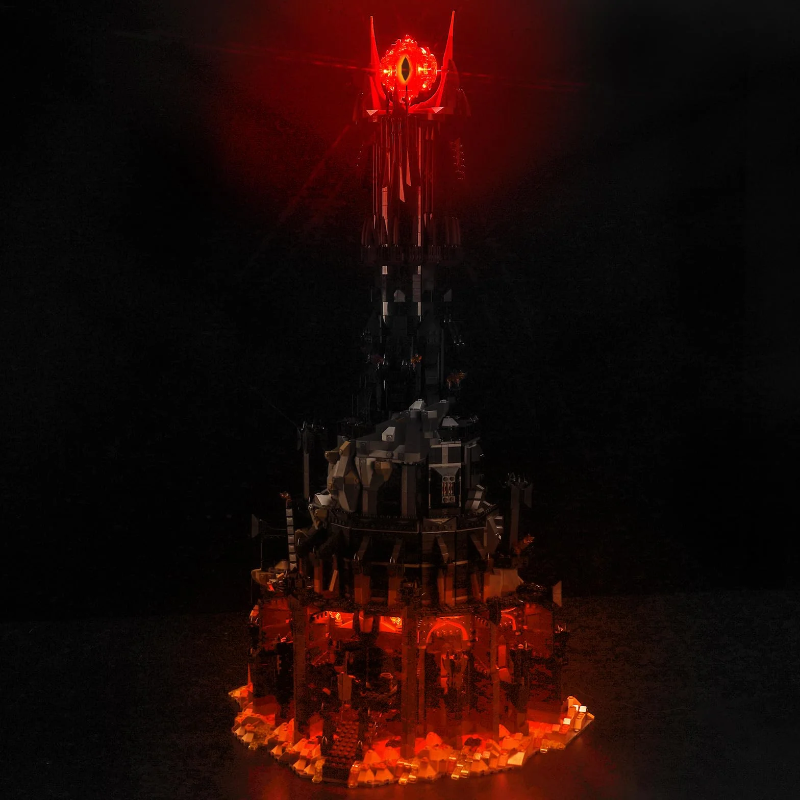 Zestaw świateł LED do modelu LEGO 10333 Władca Pierścieni Barad-dûr, zestaw oświetlenia dekoracyjnego kreatywna zabawka, standardowa wersja (zestaw bez modelu)