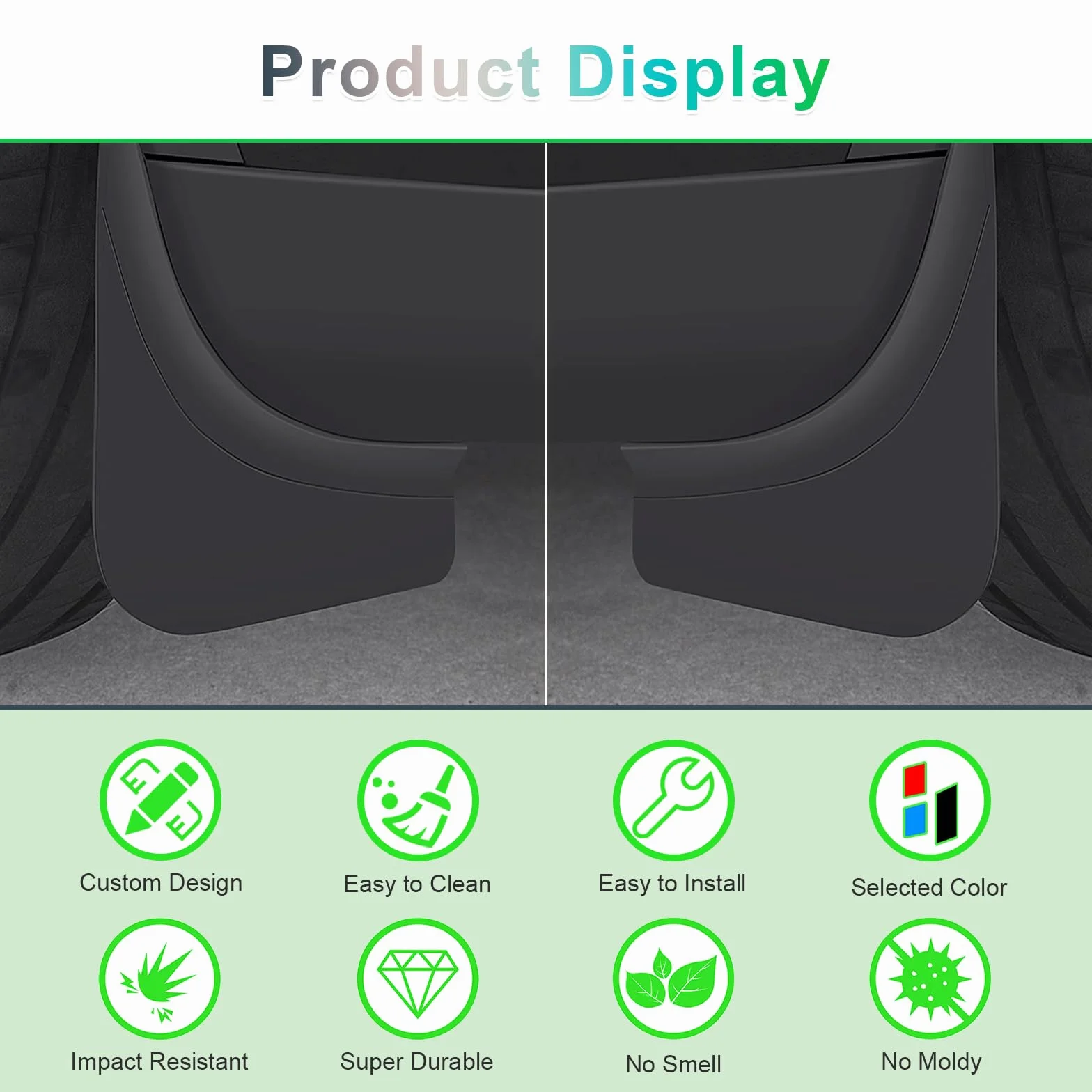 GAFAT Błotniki do Tesla Model Y Juniper 2025 2026 Oryginalne OEM 4 sztuki