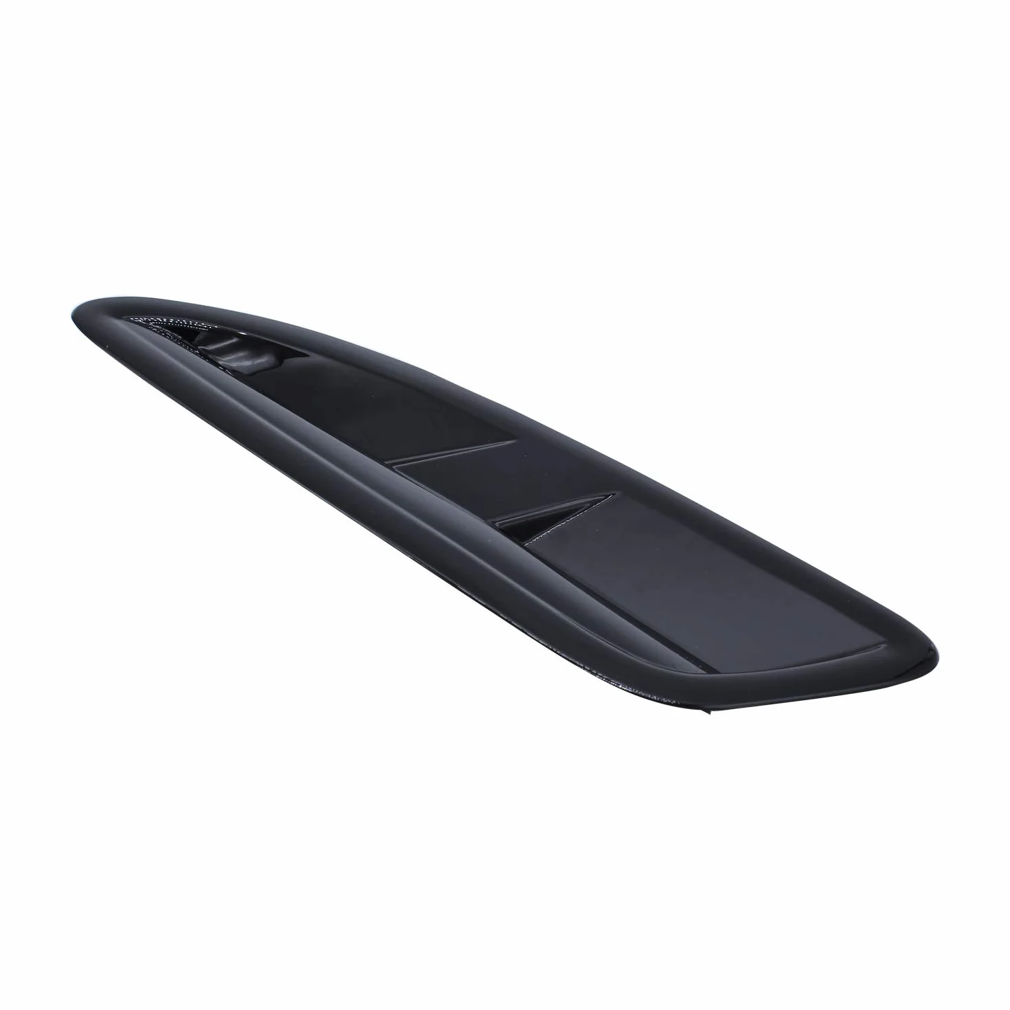 2 sztuki łopatka wlotu powietrza, pokrywa ssąca strumienia powietrza wentylator maski Vent-Scoop-Vent pokrywa Bonnet Vent dla Jaguar XKR styl RS VXR Ford BMW