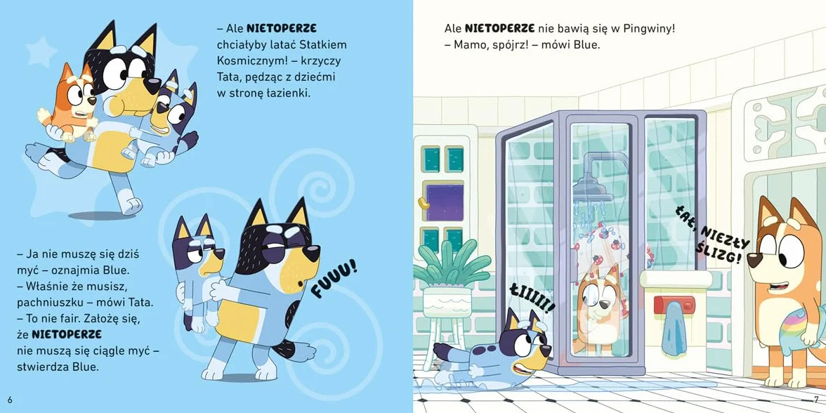 Bluey. Dobranoc, owocowy nietoperzu. Moja czytanka