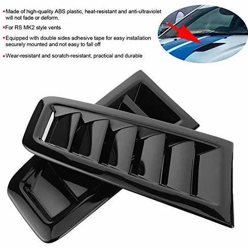 Uniwersalne Wloty Powietrza na Masce 2 szt. Focus RS MK2