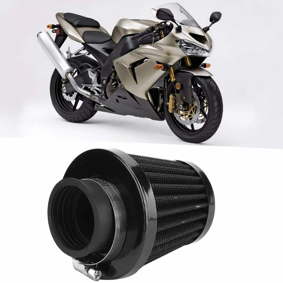 Qiilu Filtr powietrza motocykla grzyb filtr powietrza zmodyfikowane uniwersalne akcesoria, Domyślny, 35mm
