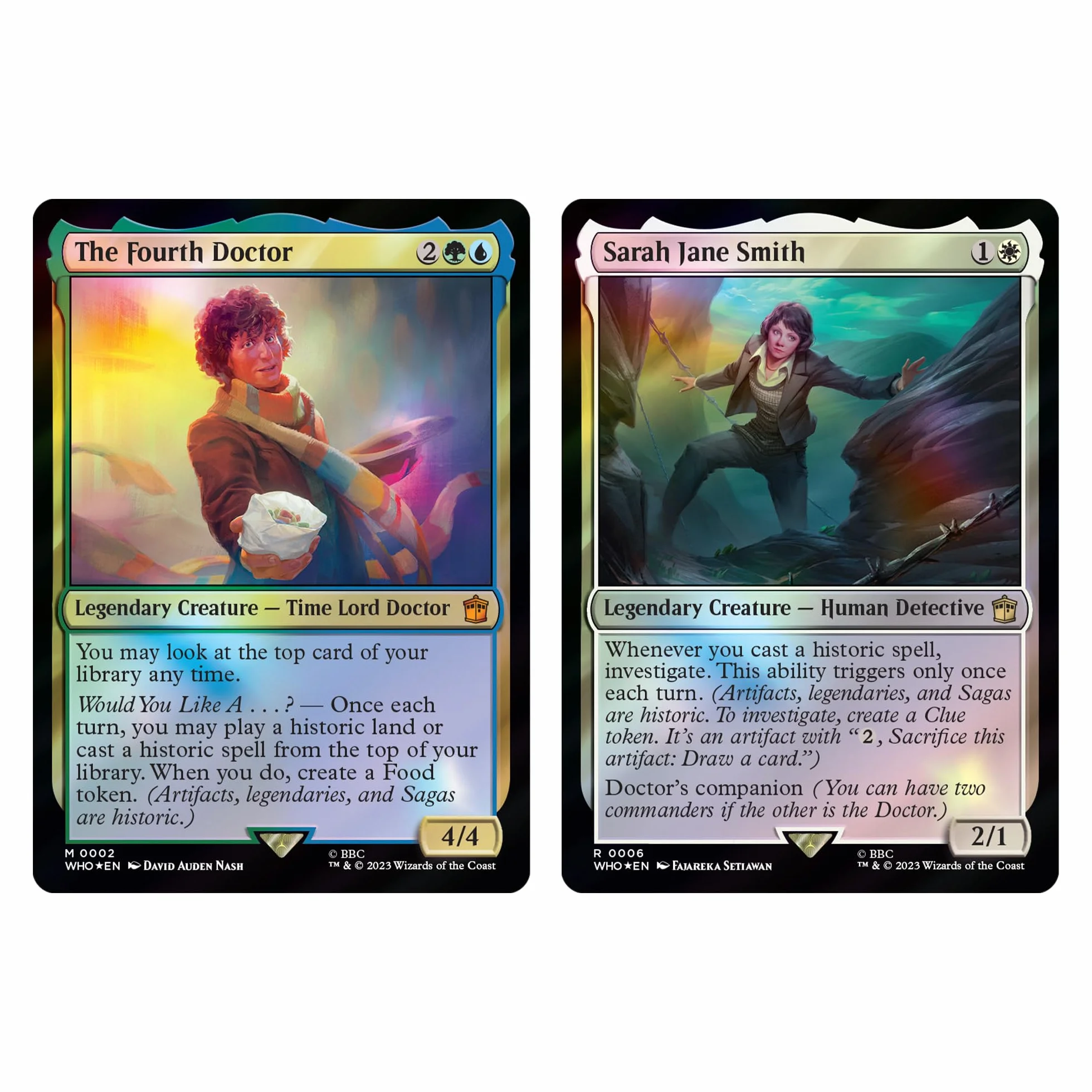 Magic: The Gathering talia Commander Doktor Who — Blast from the Past (talia zawierająca 100 kart, 2 saszetki próbne pakietów kolekcjonerskich + akcesoria) (Wersja angielska)