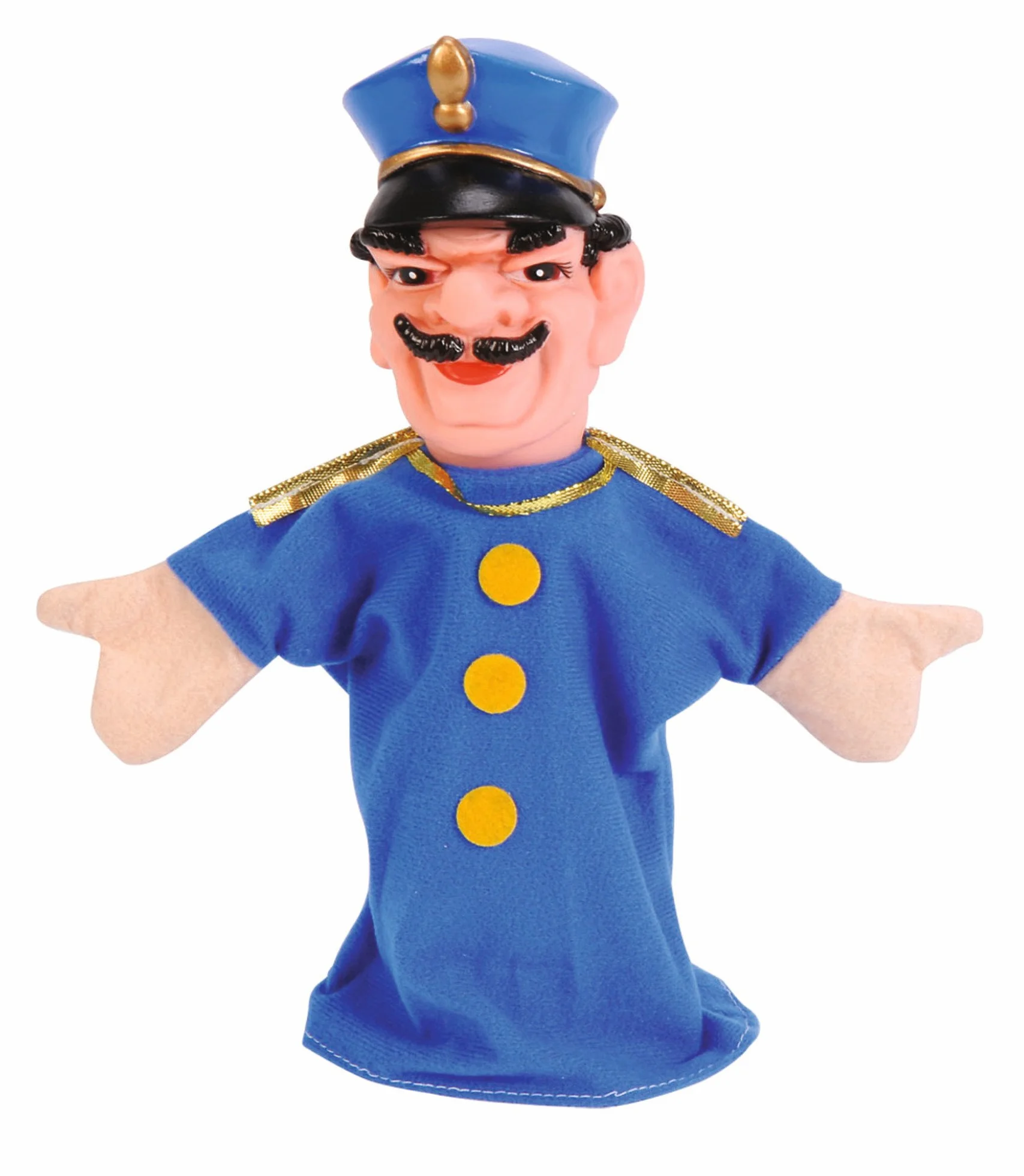 Simba 104586783 - teatr lalek, 4 pacynki, plastikowa rama, kasperl, księżniczka, krokodyl, policjant, 5 części, głowa 10 cm, 132 cm, od 5 lat
