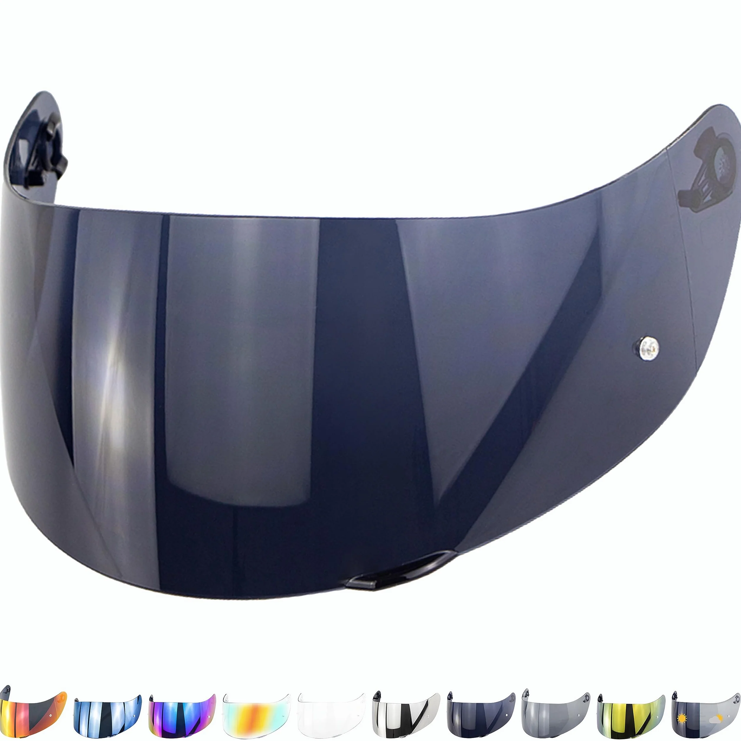 Visiera Casco Compatibile con Agv K1 - K3sv - K5 - K5s - K1s - S4sv - Horizon - Skyline - Strada - Stealth sv - Compact - Pinlock Ready (Fume 80%)