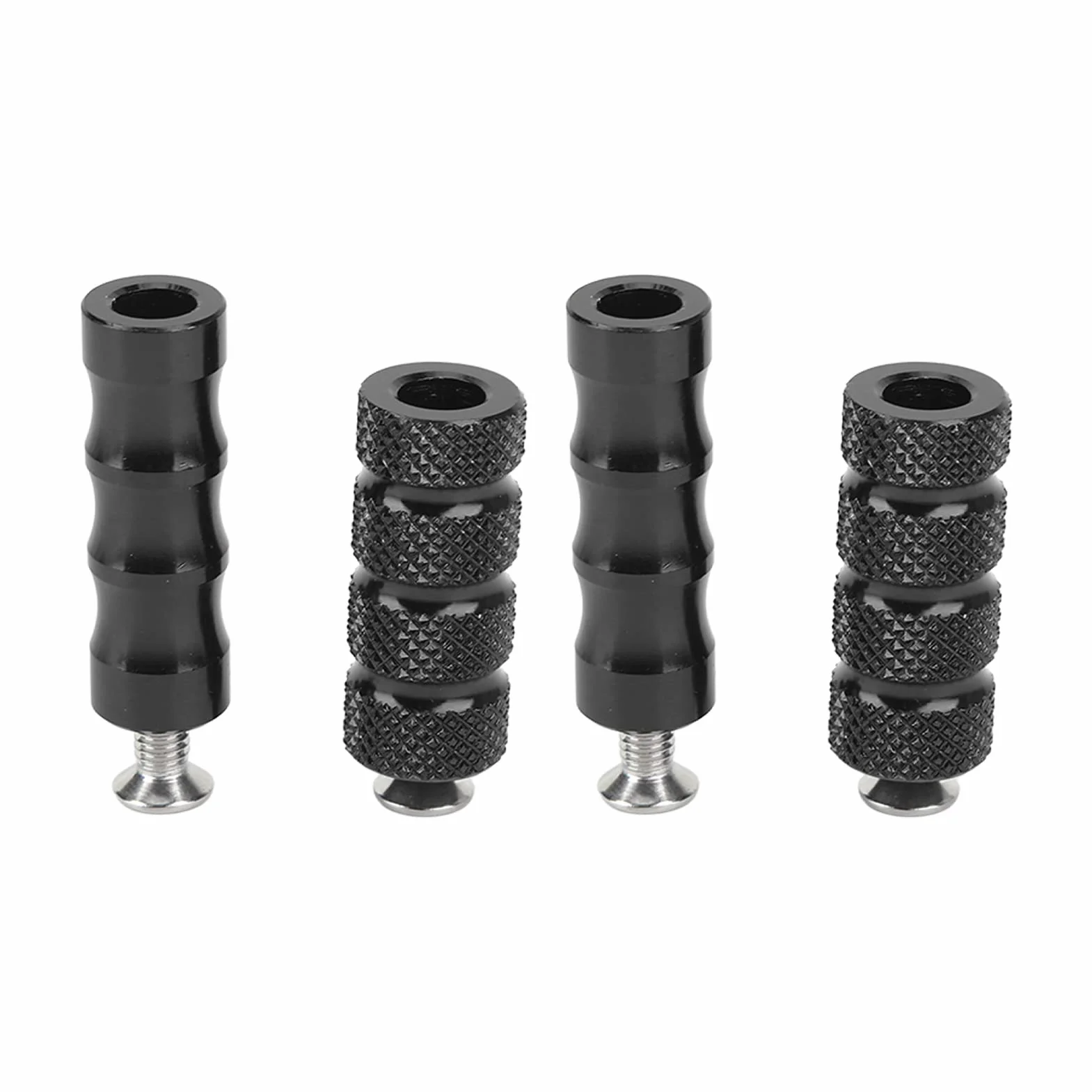 Motocykl Shifter Podnóżki Motocykl Hamulec Zmiany Biegów Podnóżek CNC Proces Poszycia Precyzyjne Dopasowanie do M6 6mm śruby Mocujące Motocykl (Czarny)