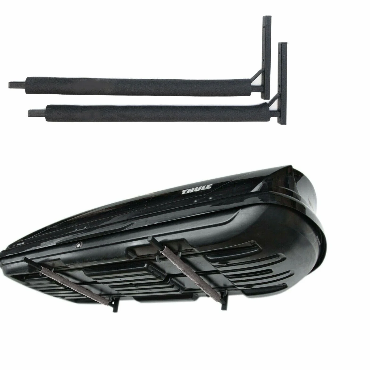 Bagażnik dachowy stalowy czarny 82 cm WSB O