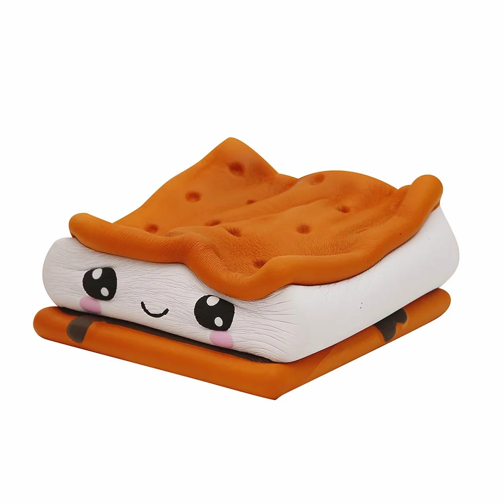 Anboor Squeeze Toys Ciastko Smore Powolny wzrost Squishy Anti Stress Pachn?cy Kawaii Ulga w l?ku Du?a