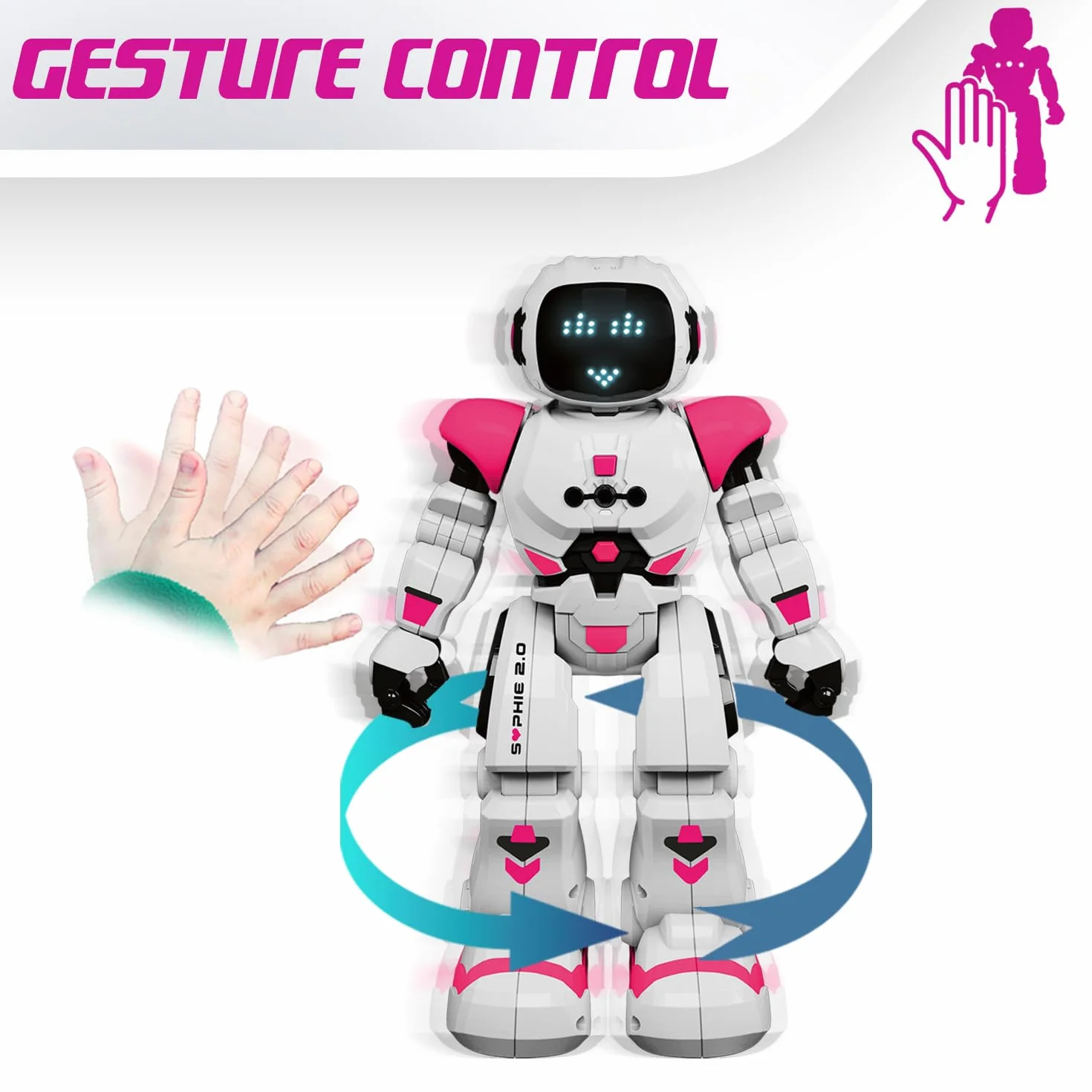 Xtrem Boty - Sophie | Różowy Robot Toy | Pilot zdalnego sterowania dla chłopców i dziewcząt | Robotica dla chłopców 5 lat Lub więcej | Zabawki dla dzieci | Stem