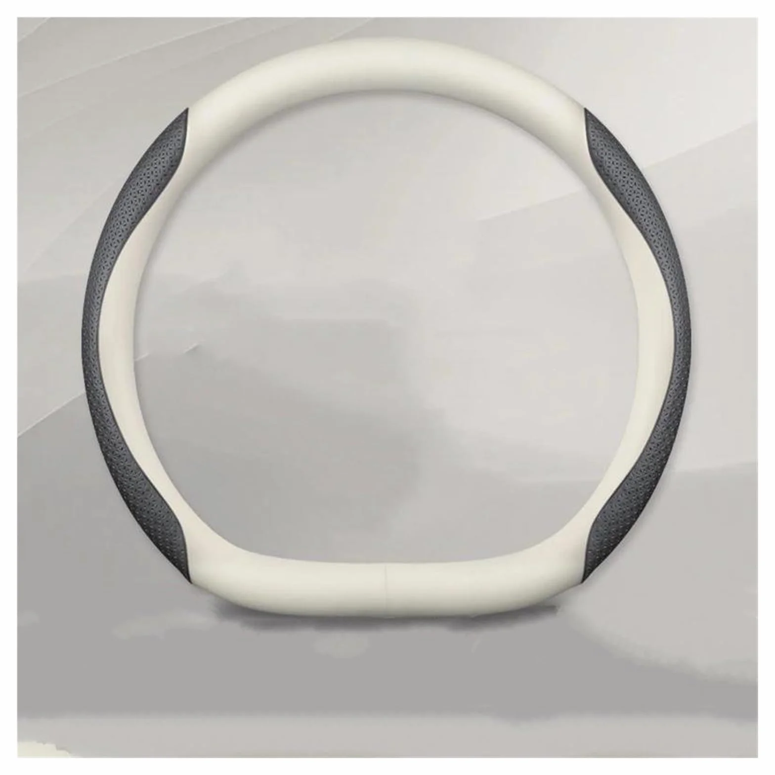 Ochraniacz na kierownicę w kształcie litery D, pokrowiec na kierownicę samochodu dla Focus dla mk4 dla S-MAX, Kuga, Mustanga, Ranger, dla Explorer, osłona koła ucieczki, skóra, B