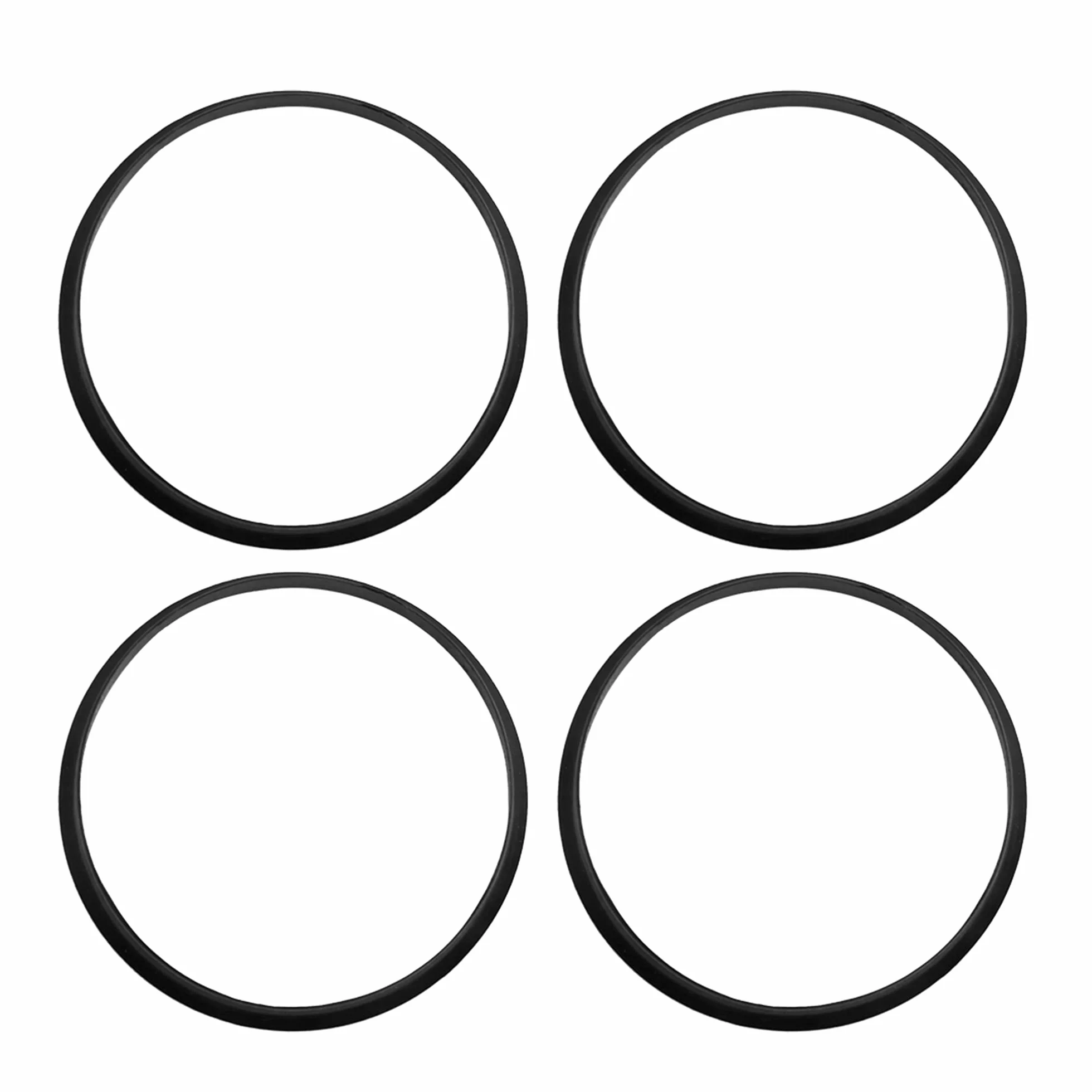 4 x plastikowe pierścienie centrujące felg 67,1 mm na 66,1 mm czarne