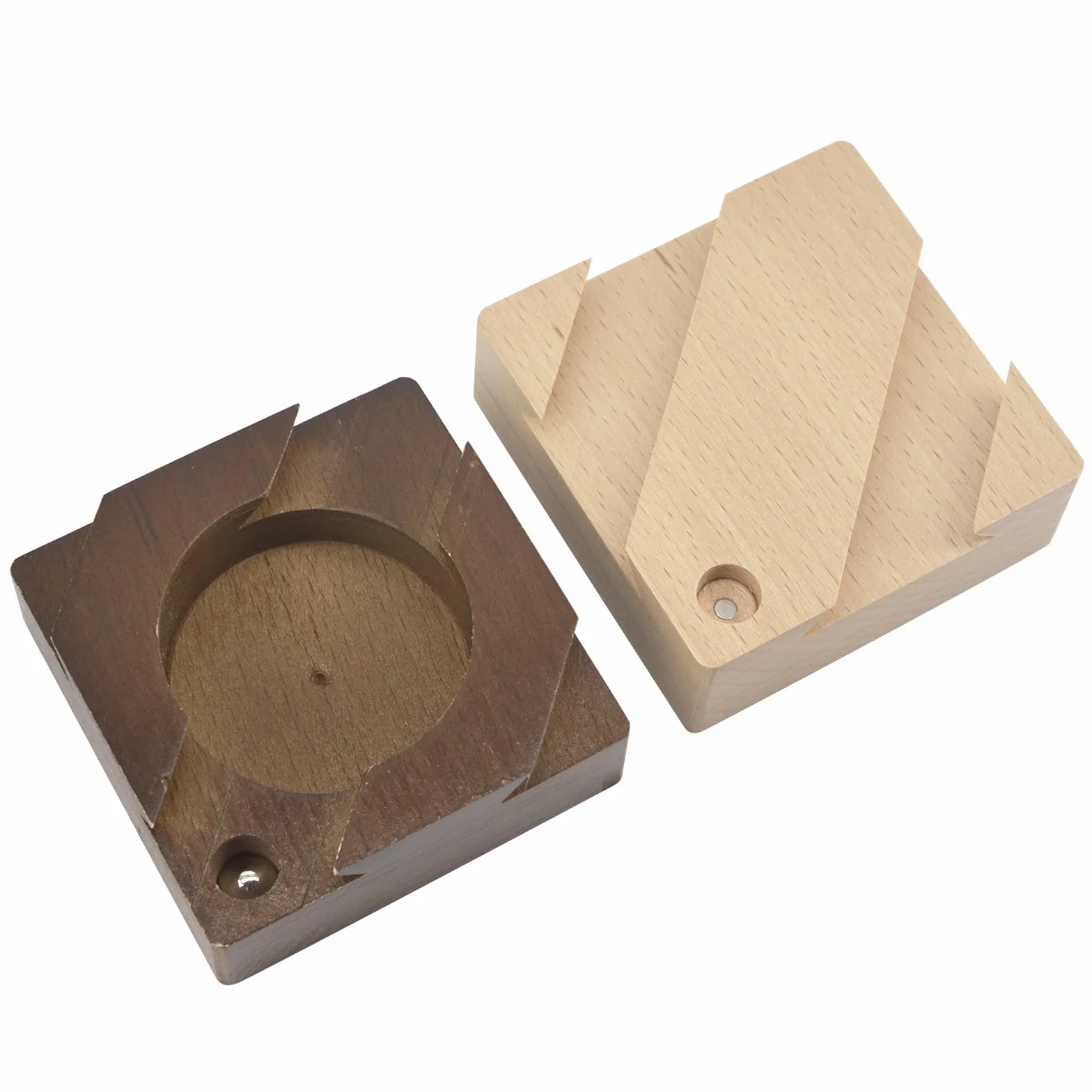 Impossible pudełko na jaskółczy ogon, drewniane puzzle 3D, magiczne szuflady, pudełko na biżuterię z sekretną przegródką, dla dorosłych (kolor brązowy)