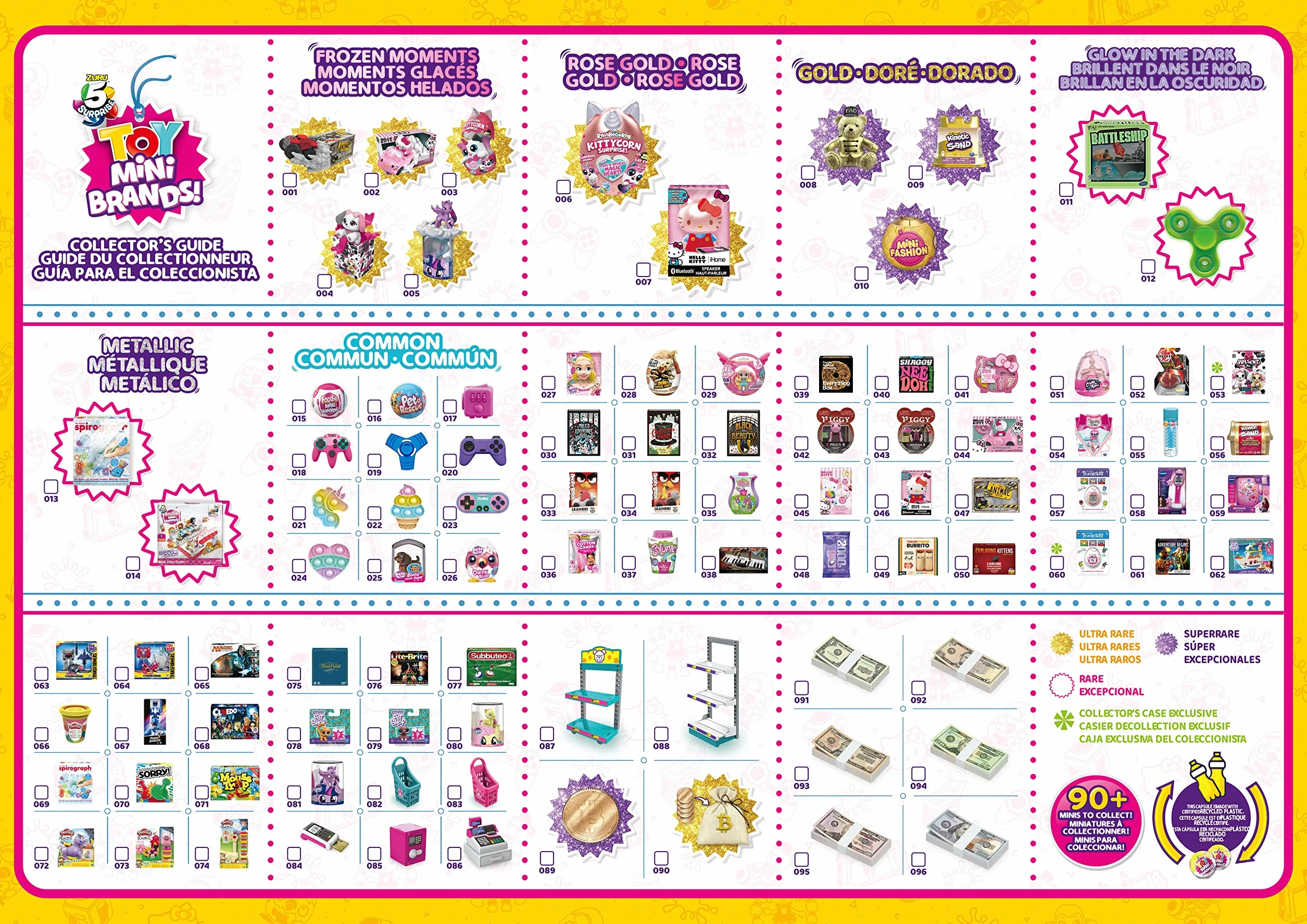 Mini Brands - Toy Hello Kitty Miniaturowe zabawki, 77352, seria 3, zestaw 30 sztuk