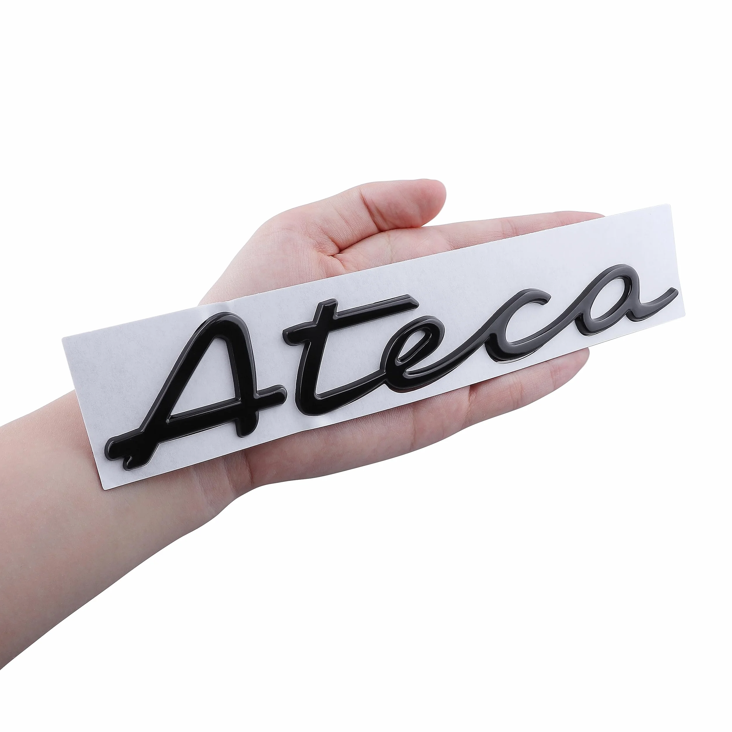 Emblemat Ateca naklejka samochodowa czarny