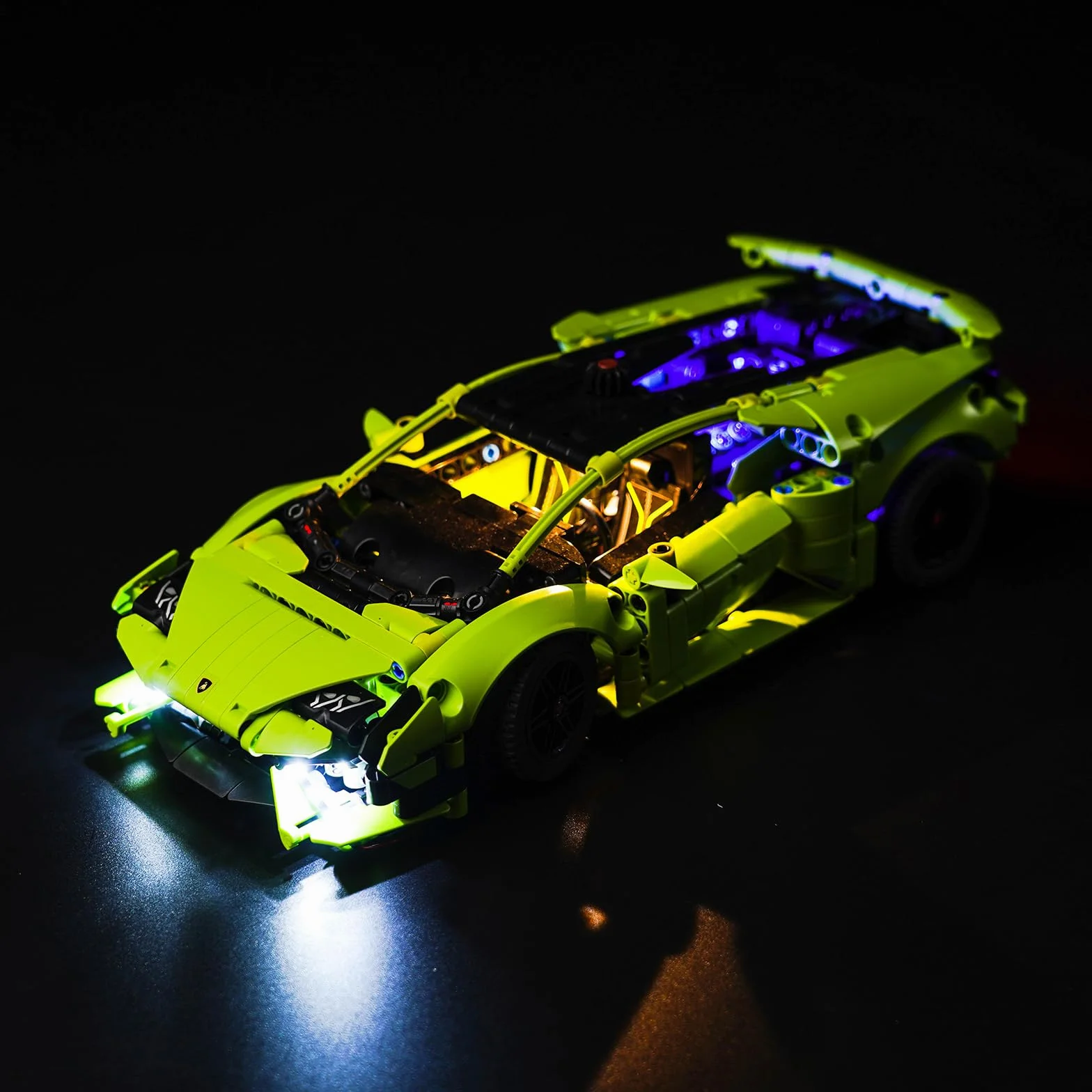 Zestaw oświetleniowy modelu LEGO 42161 Lamborghini Huracán Tecnica, zestaw oświetleniowy LED, kreatywna zabawka dla dorosłych i dzieci (zestaw nie obejmuje modelu)