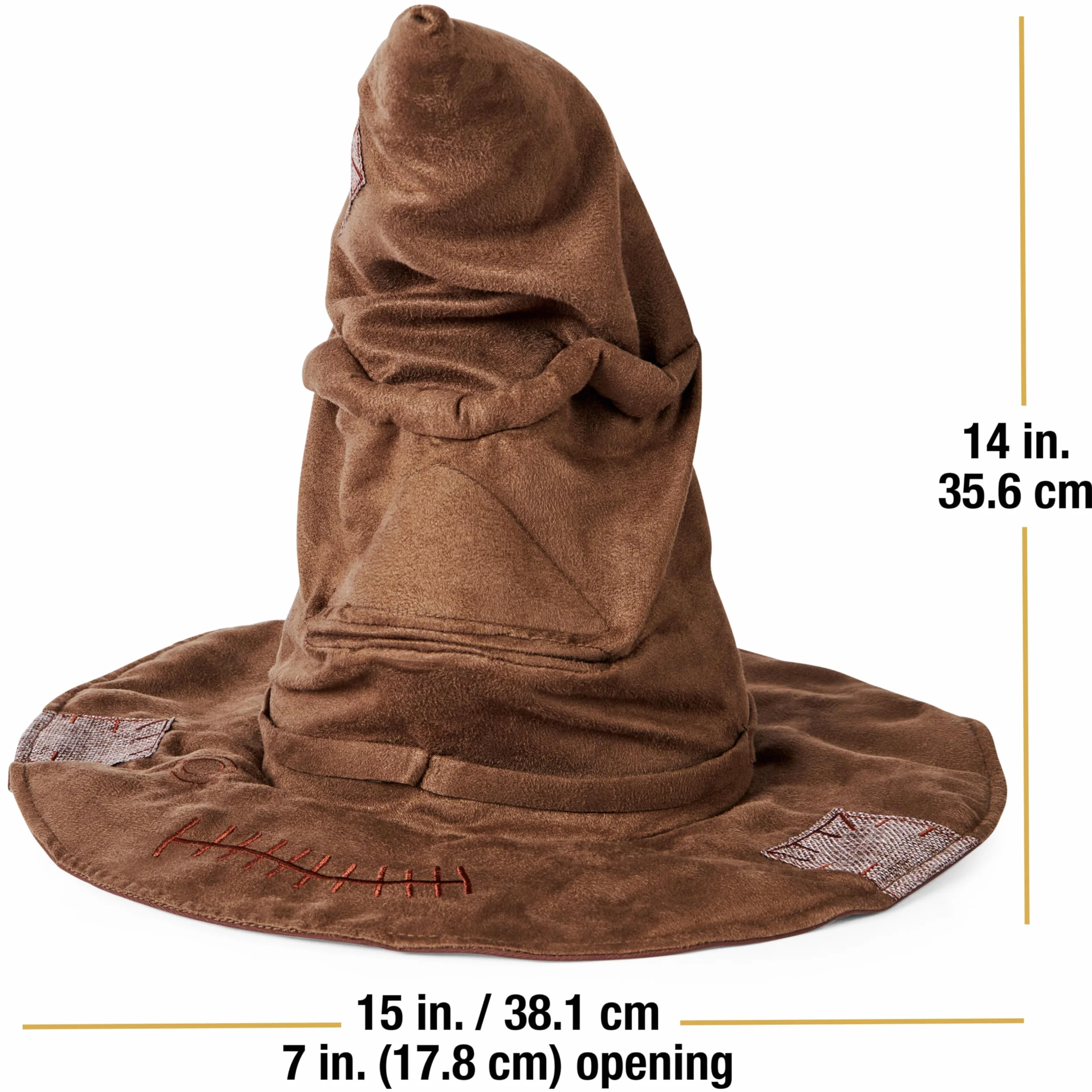 Wizarding World, Talking Sorting Hat with 15 Phrases for Harry Potter Pretend Play Kids’ Fancy Dress Role Play Toys for Ages 5 and up