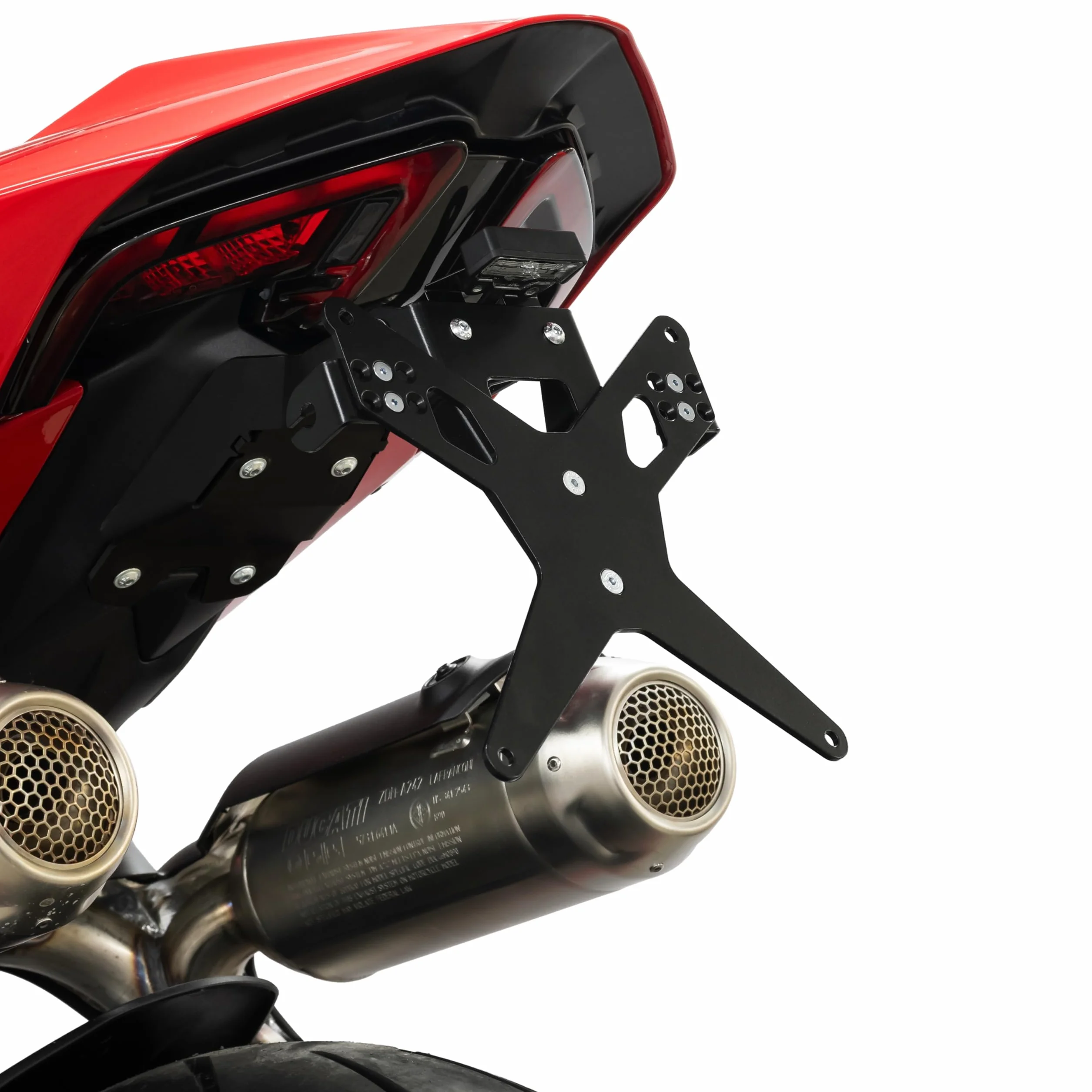 ZIEGER X-Line uchwyt tablicy rejestracyjnej, tylny wspornik tablicy rejestracyjnej, kompatybilny z: Ducati Panigale V2