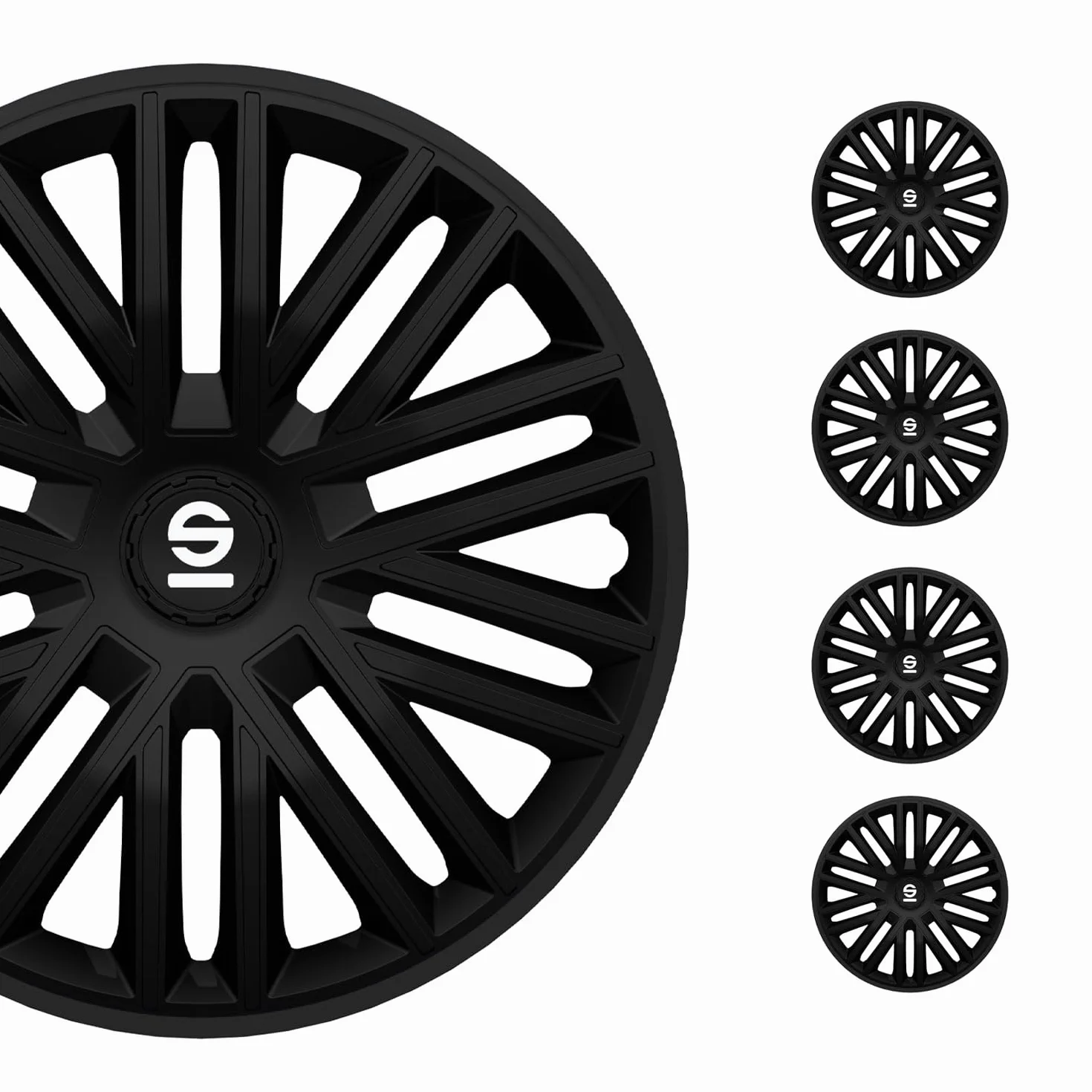 SPARCO SPC1685BK Zestaw Kołpak czarny