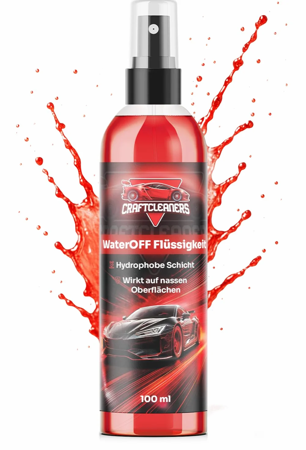 WaterOFF płyn hydrofobowy 2x100 ml spray impregnujący do szyb samochodowych nano