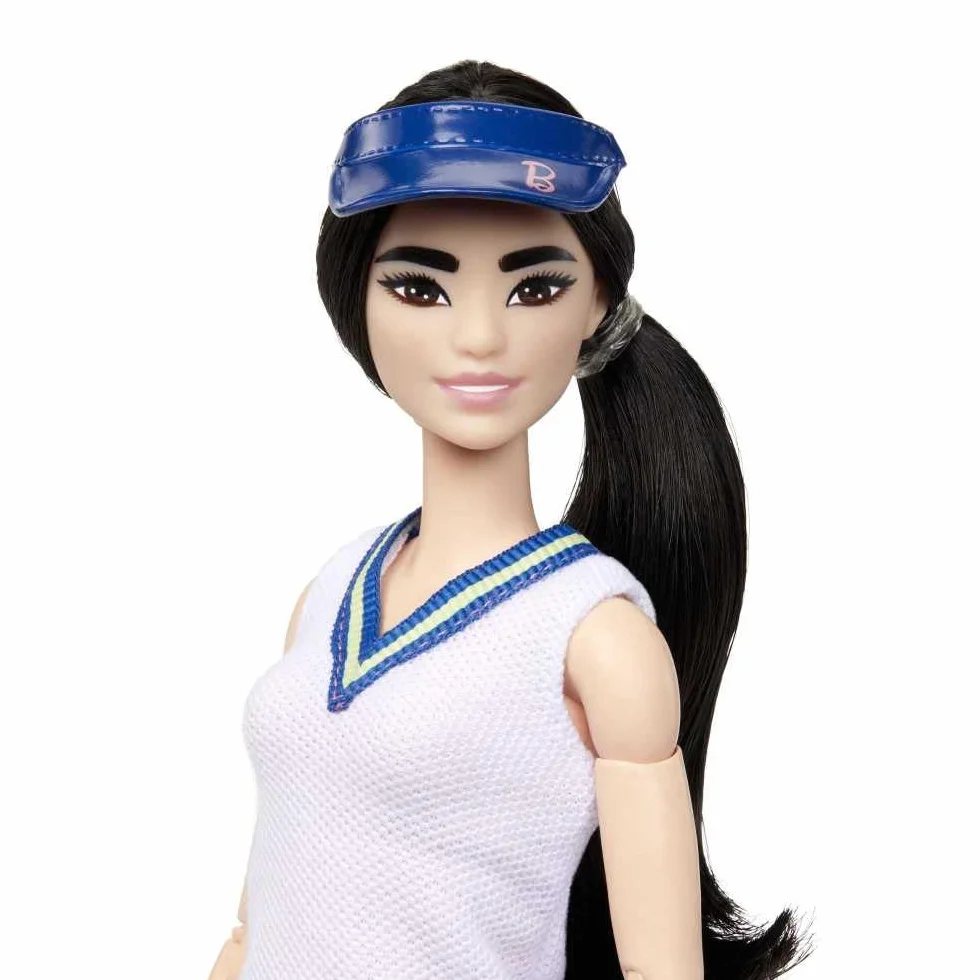 Barbie Career Line Tenisistka Made To Move Lalka, Wielokolorowy, Od 3 lat
