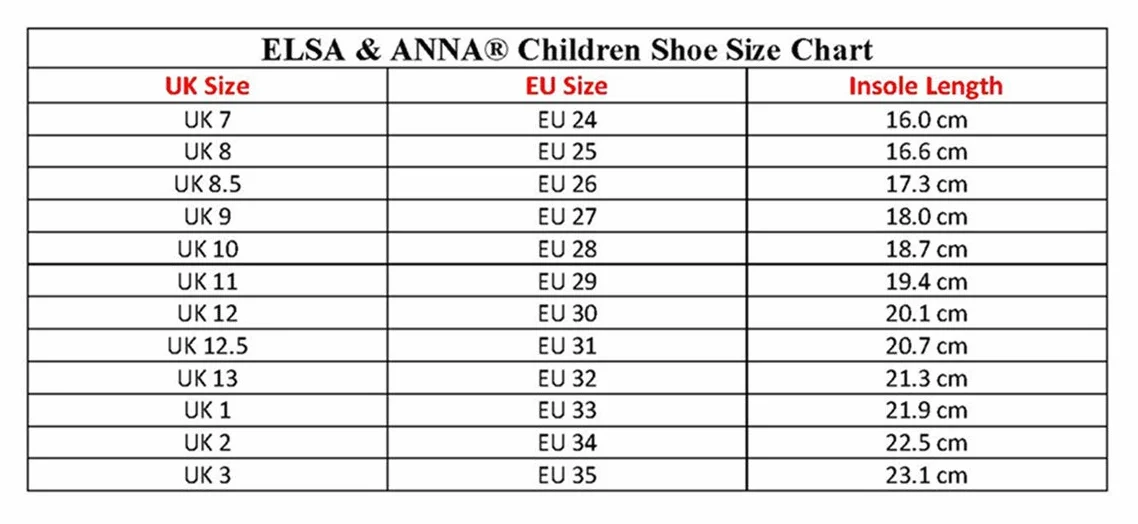 ELSA & ANNA Dziewczęce buty księżniczki – buty księżniczki z wysokim obcasem 3 cm – błyszczące buty dla dziewczynek – buty na imprezę Elsa na imprezę, karnawał, wysokie obcasy dla dzieci (SH2206)