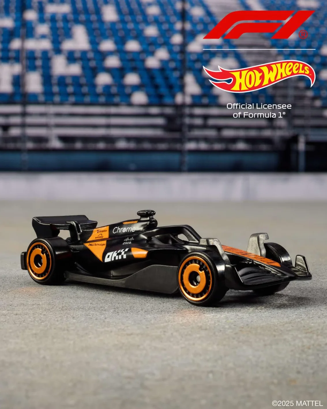 Hot Wheels Formuła 1 Drużyna wyścigowa Race Team F1 Samochody do zabawy w skali 1:64 5-pak z dekoracjami drużyn F1, bolidy – wyścigówki kolekcjonerskie, JGF58