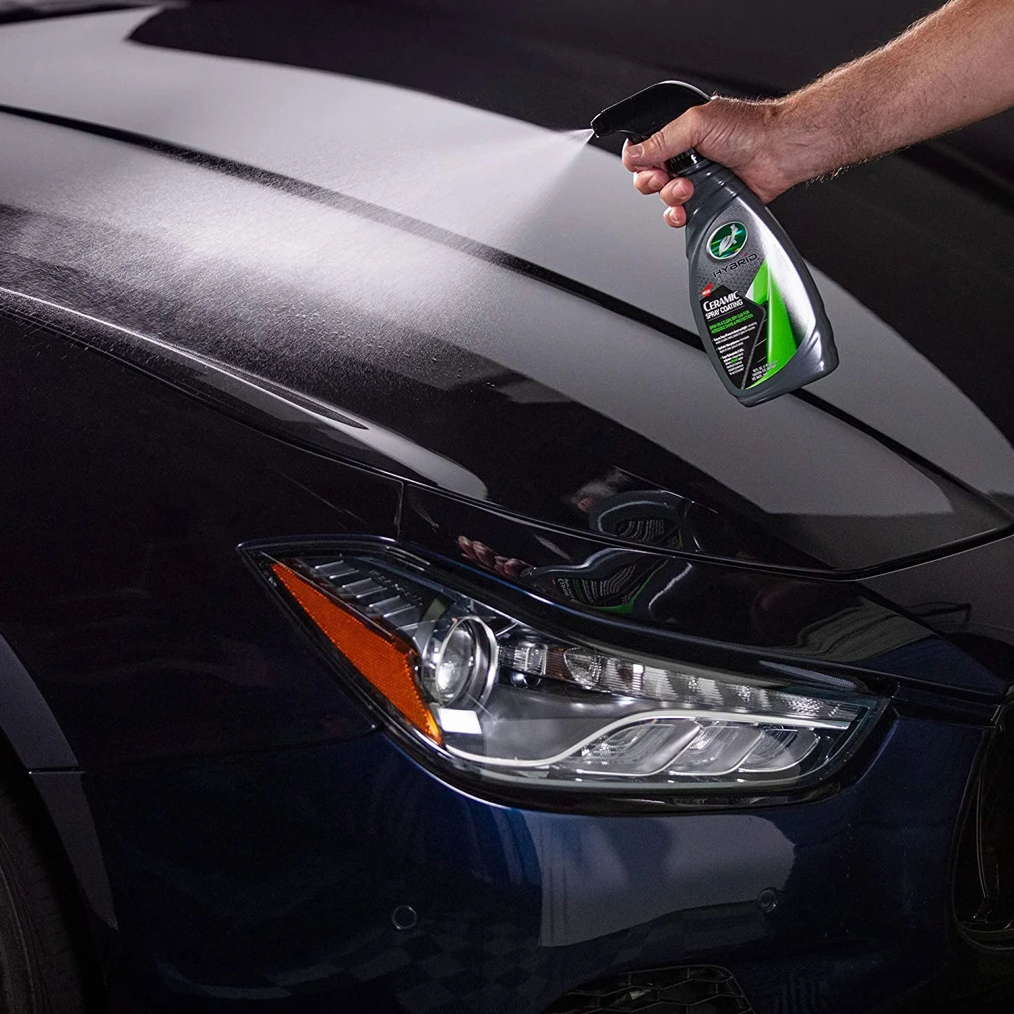 Ceramiczna powłoka w sprayu Turtle Wax Hybrid Solutions, 500 ml, zapewnia niesamowity połysk i ochronę, ekstremalne właściwości perlenia wody, poprawia wykończenie Twojego samochodu
