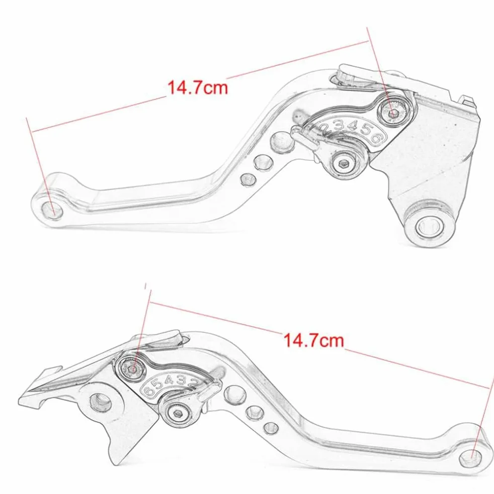 Dźwignia hamulca sprzęgła Royal Enfield Himalayan 450 Guerrilla 450 2024 2025 aluminium CNC czarny
