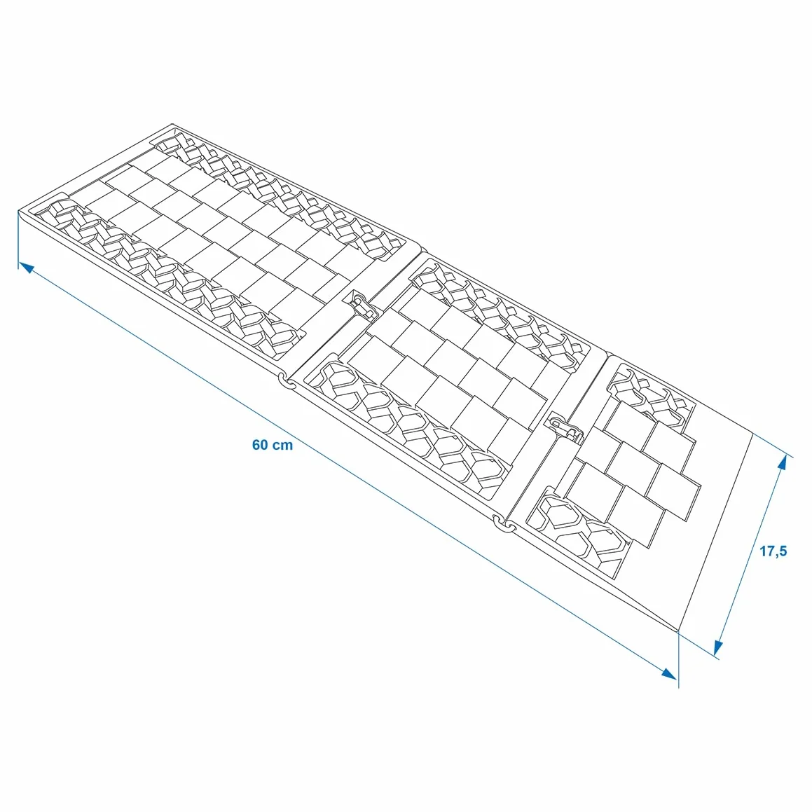 Zestaw 2 tabliczek de désenlisement pliables ProPlus 360835
