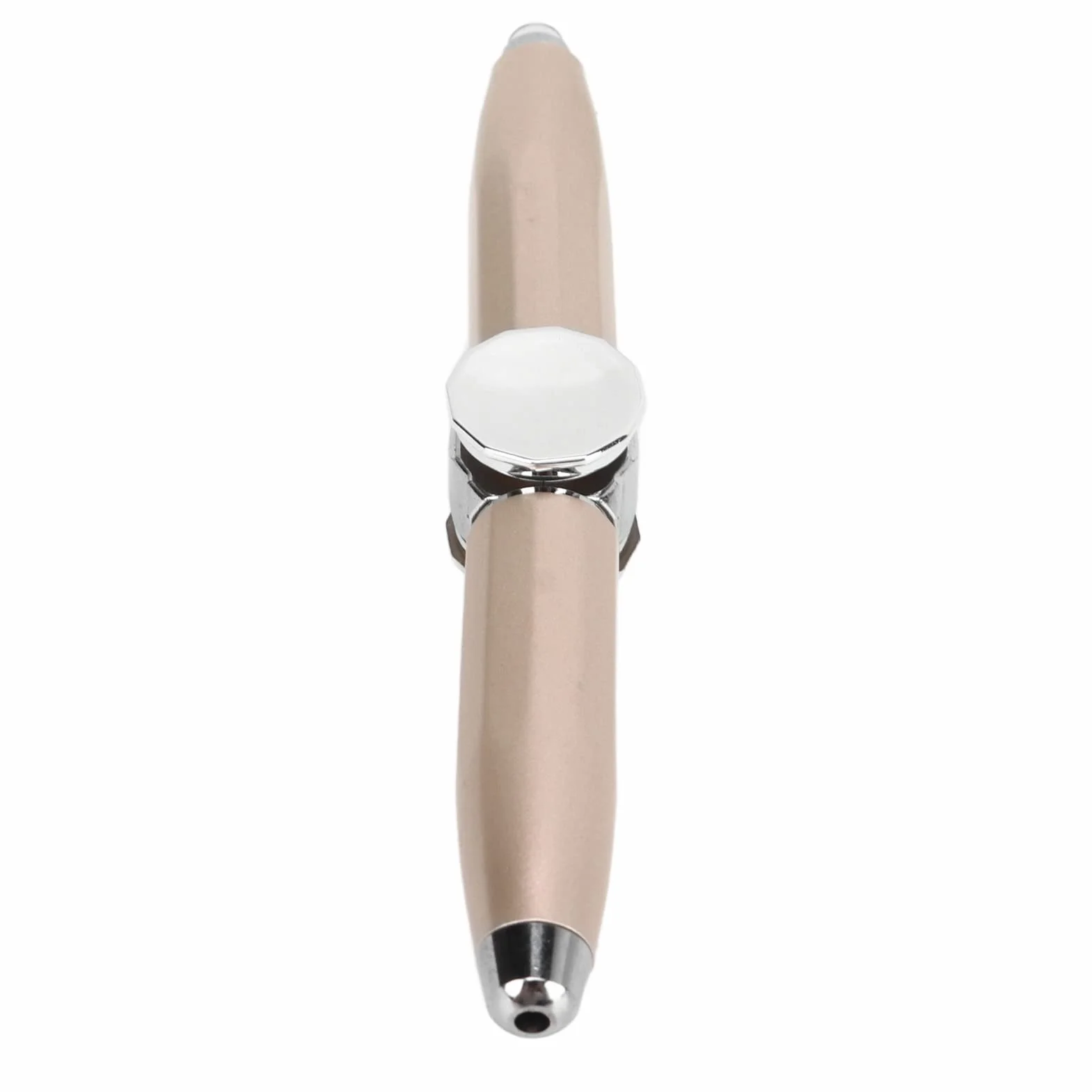 RiToEasysports Fidget Pen Pen, długopis pomagający myśleć z diodą LED dla dorosłych, studentów i dzieci w biznesie, łagodzący stres (złoto)