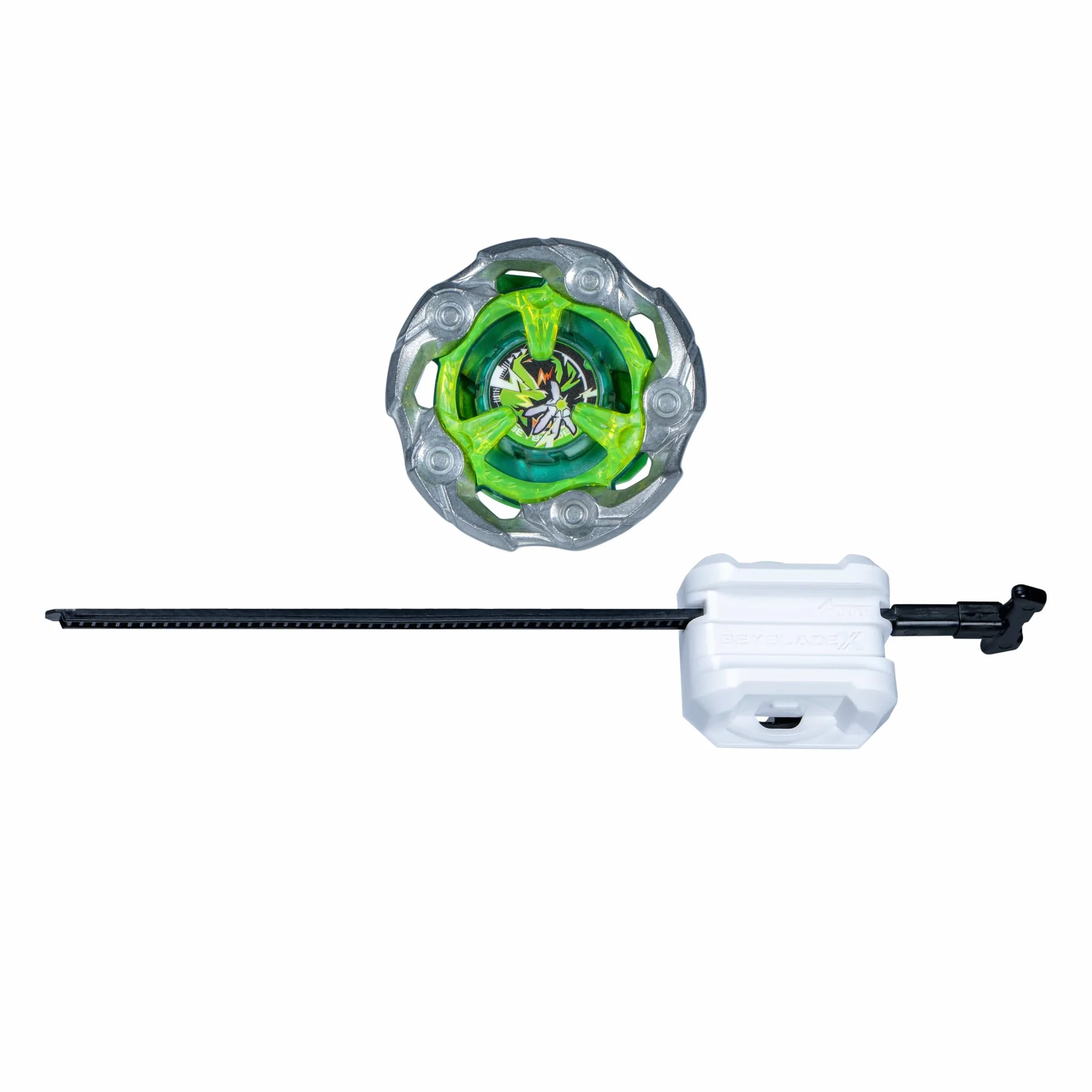 Pakiet startowy Beyblade X Wand Wizard 1-60R UX, bączek i wyrzutnia