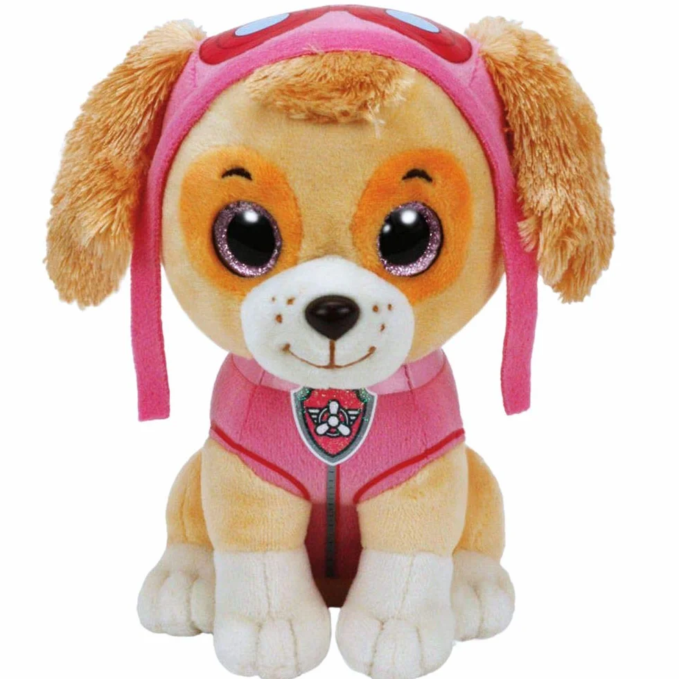 PAW Patrol Skye pluszowa figurka z błyszczącymi oczami | 24 cm | Softwool