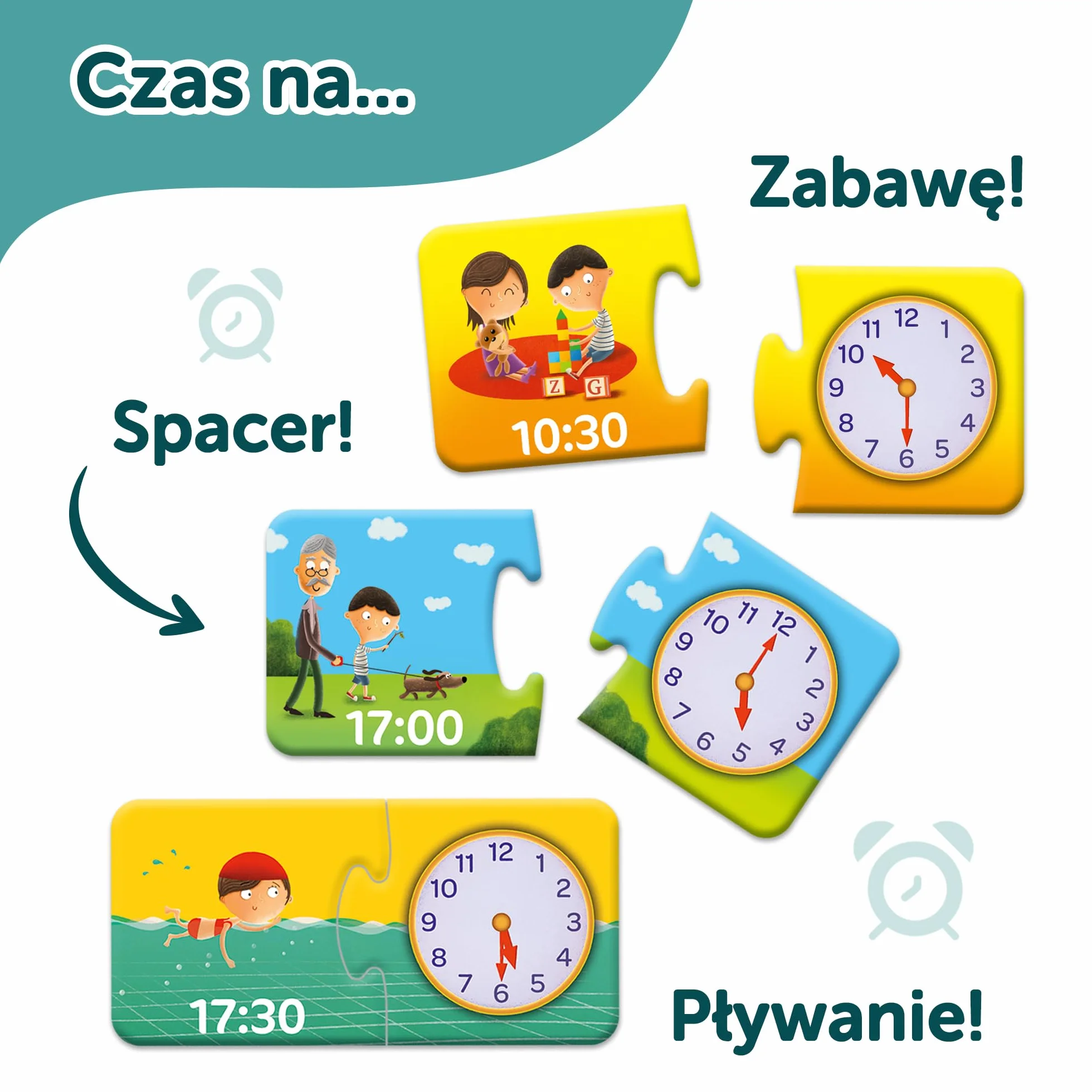 Trefl Zegar – Mały Odkrywca Gra Edukacyjna dla Dzieci w wieku od 4 lat