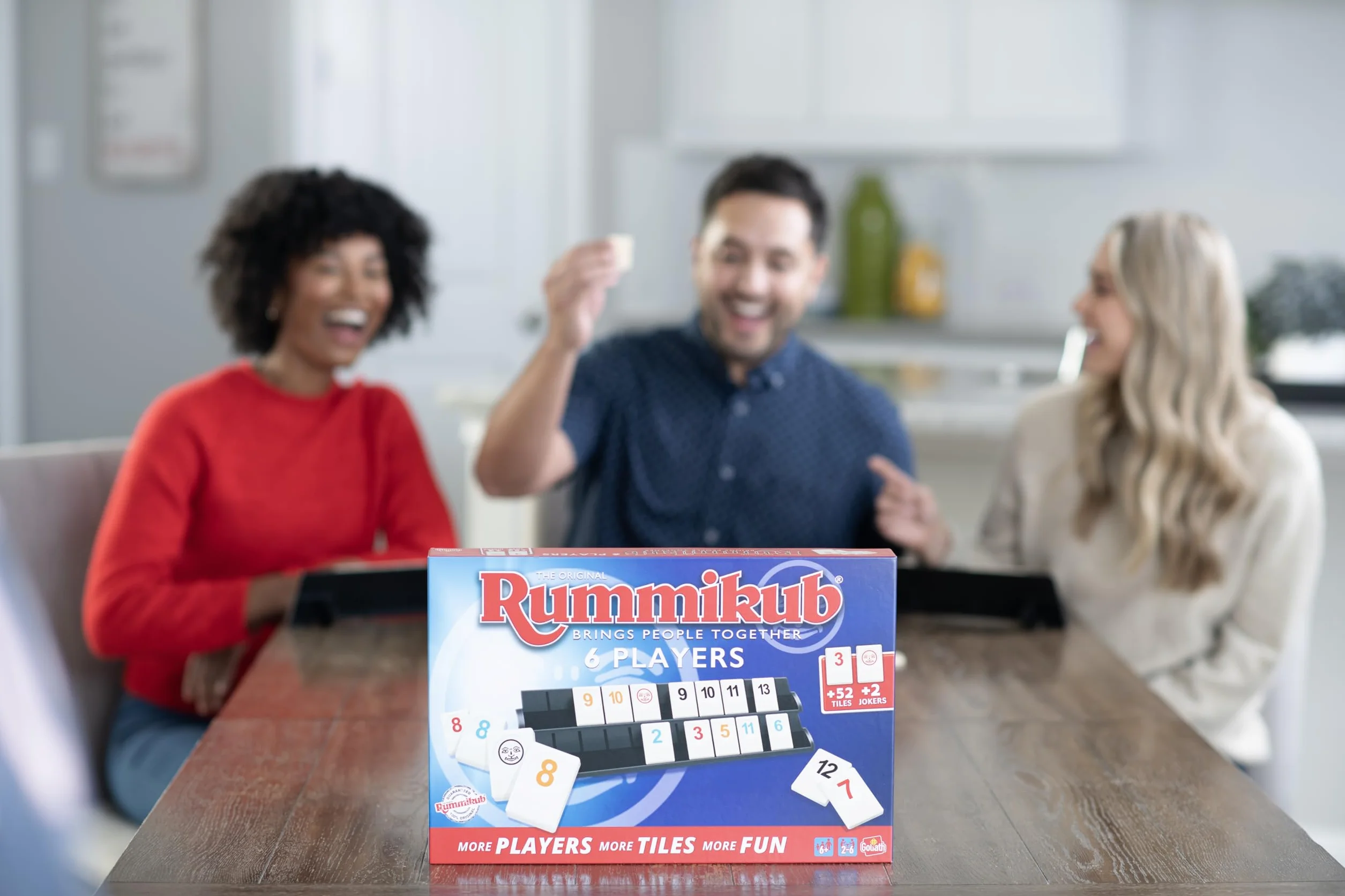 Rummikub Oryginal 6 graczy, wielokolorowe (Goliath 50412)