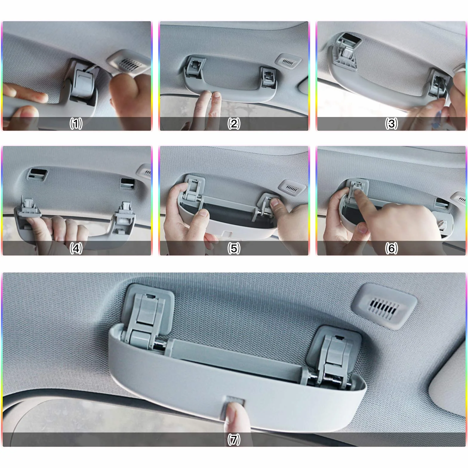Uchwyt na okulary przeciwsłoneczne do BMW 1/3/5/7, etui samochodowe czarne
