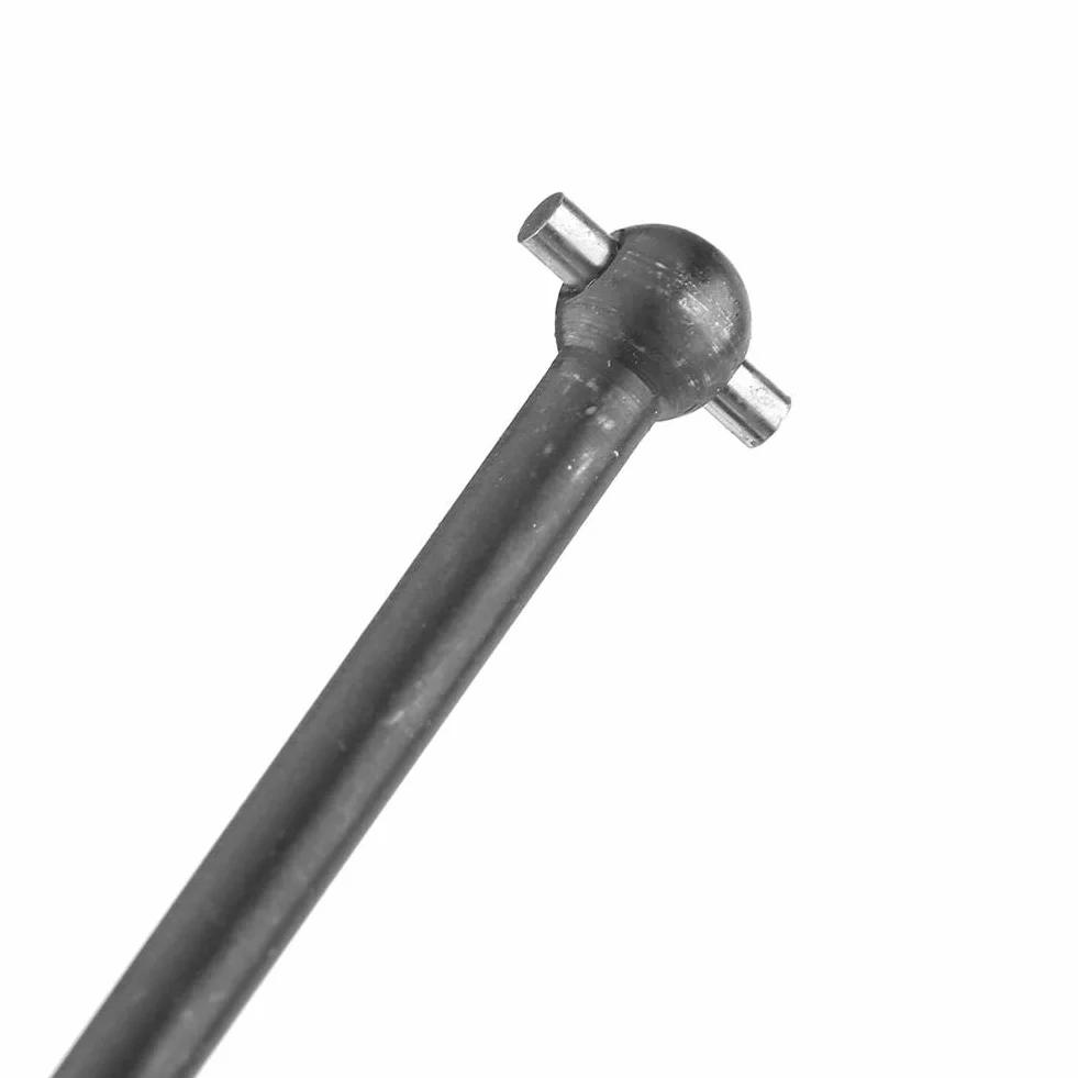 Dilwe RC wały napędowe samochodowe, 2 sztuki, 101 mm, metalowe wały napędowe do FS 53633/51805/51806 1/10 akcesoria RC (czarne)