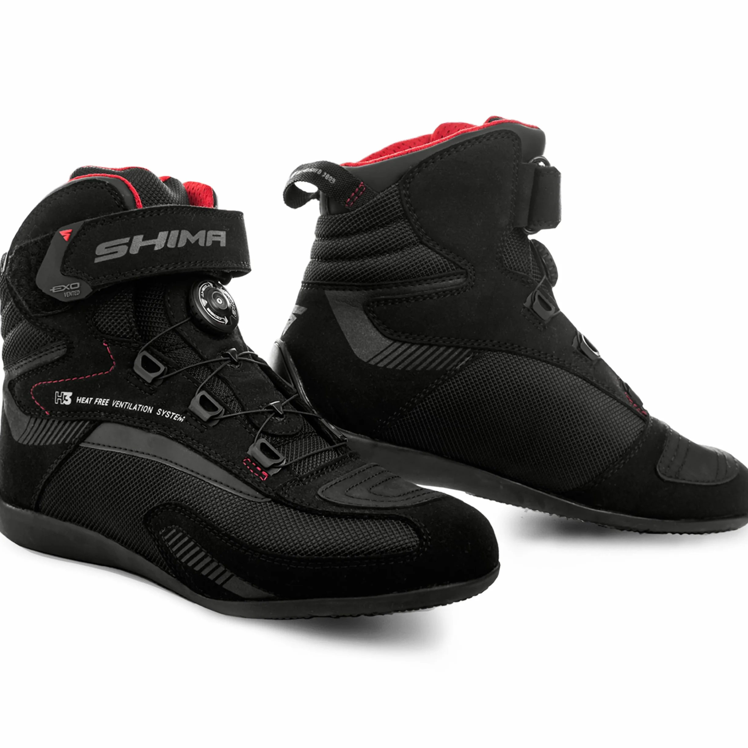 SHIMA EXO Vented męskie buty motocyklowe czarne 43