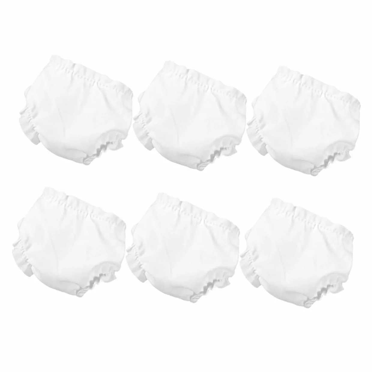 6 szt Miniaturowe Majteczki dla Lalek Sztuk Elastyczne i Regulowane Bielizna dla Lalek Akcesoria Do Zabaw z Lalkami