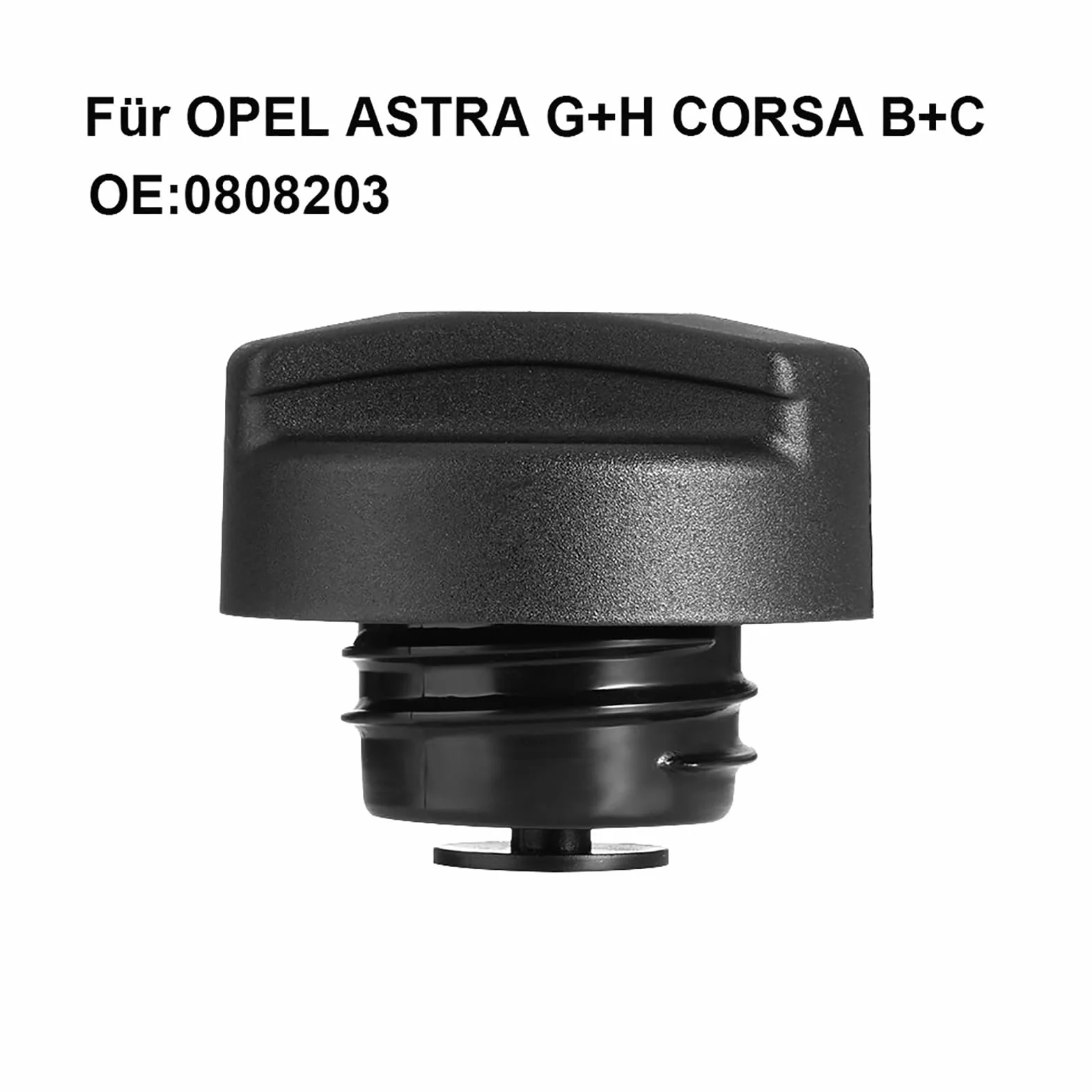 GEARMONSTER Korek wlewu paliwa do Opel Astra G/H Corsa B/C Vectra B+C MERIVA A/B Meriva Omega Signum Tigra Zafira A B czarny 0808203 90501145
