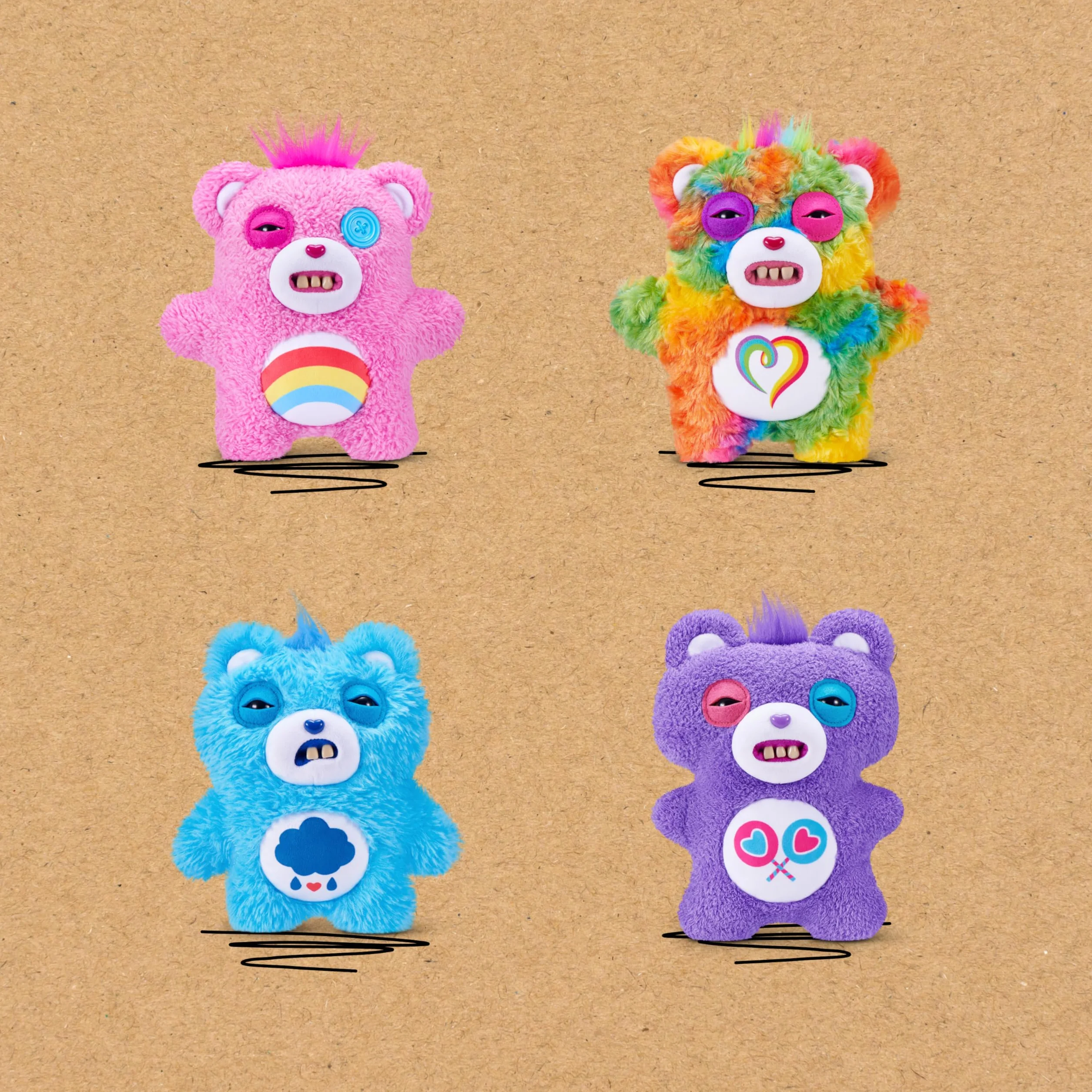 Seria FUGGLER 1-Care Bears Plus 23 cm (Share Bear)